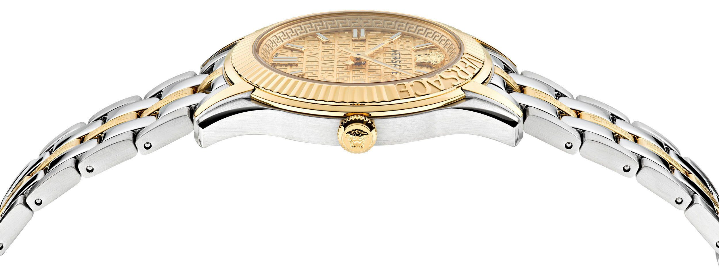 Versace Quarzuhr LADY, GRECA bicolor VE6C00523 TIME