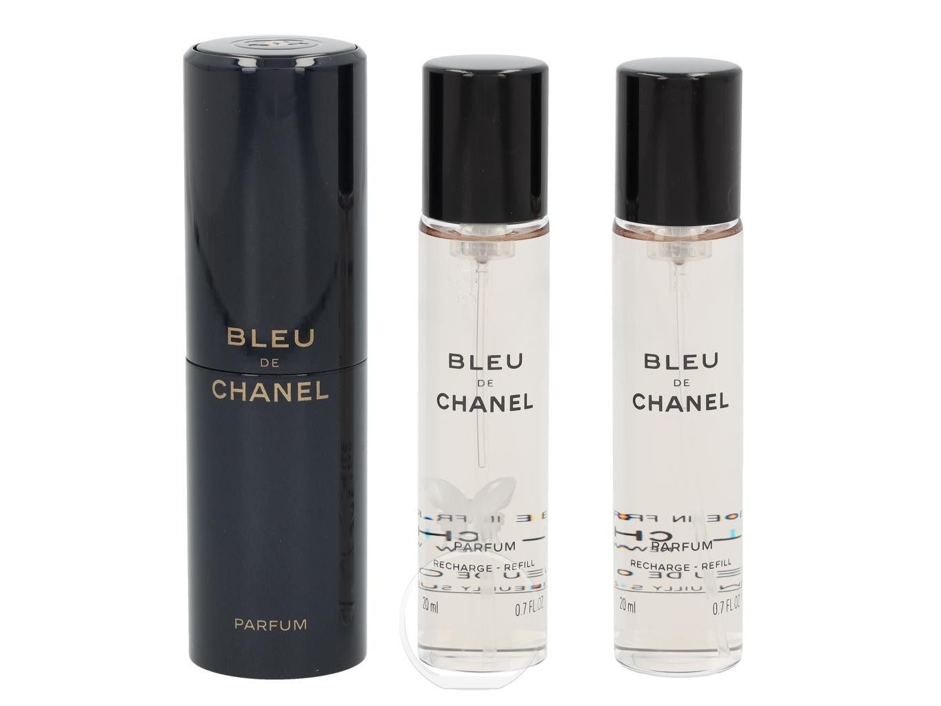 CHANEL Extrait Parfum Chanel Bleu de Chanel Parfum Twist and Spray 3 x 20 ml mit Zerstäuber