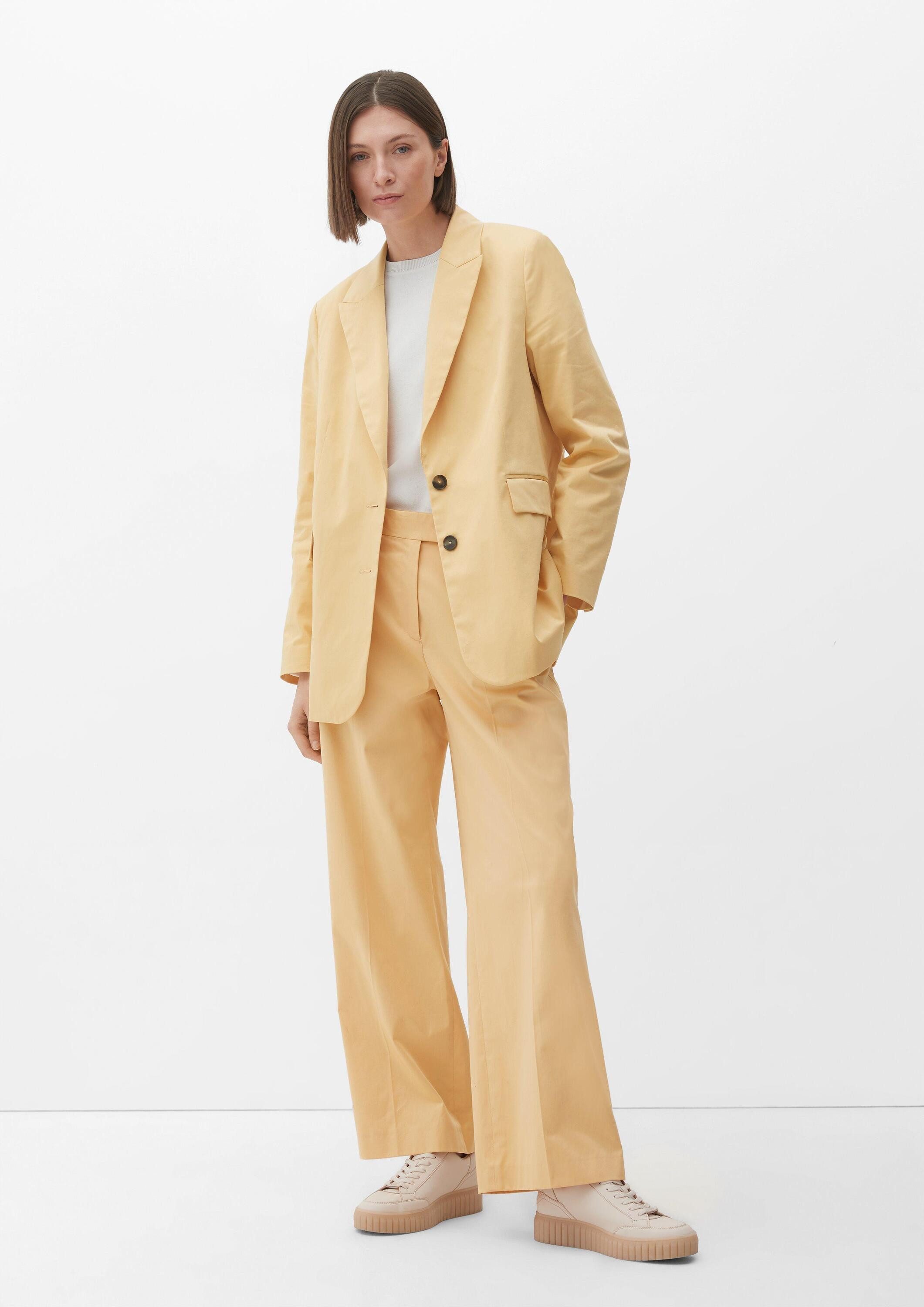 s.Oliver Chinos Hose Culotte aus Baumwollstretch