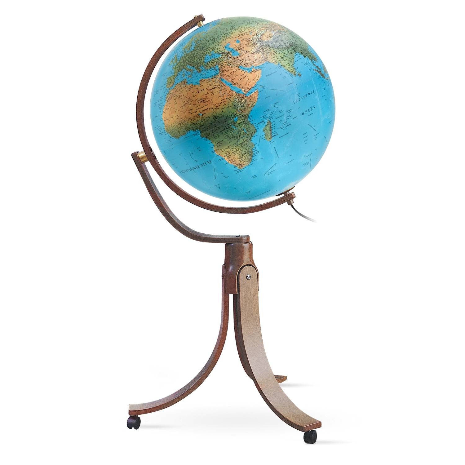 Räthgloben Globus Doppelbild-Standleuchtglobus 50 cm Durchmesser