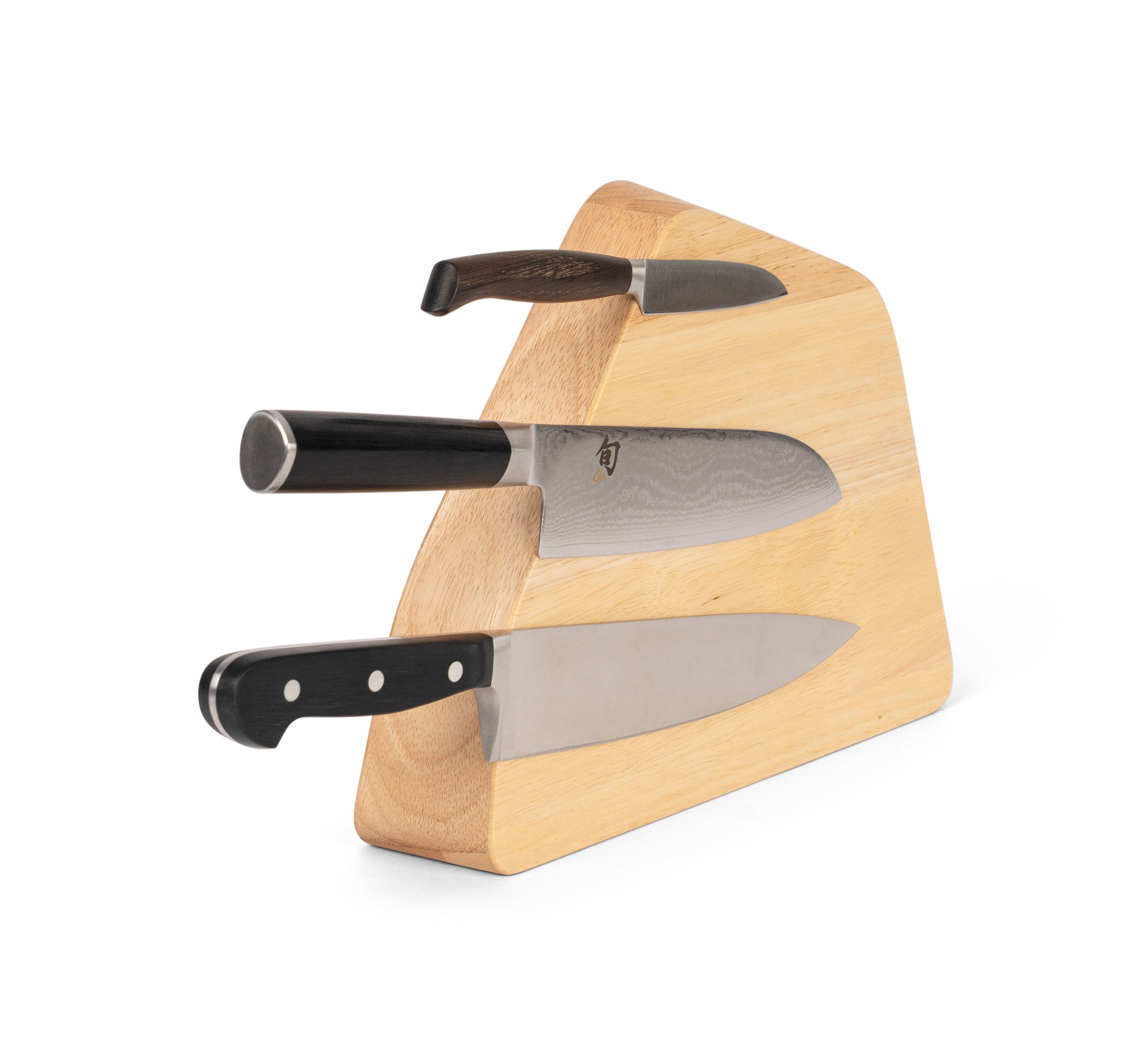 Continenta Messerblock magnetisch, Gummibaum (1tlg), magnetisch auf einer Seite