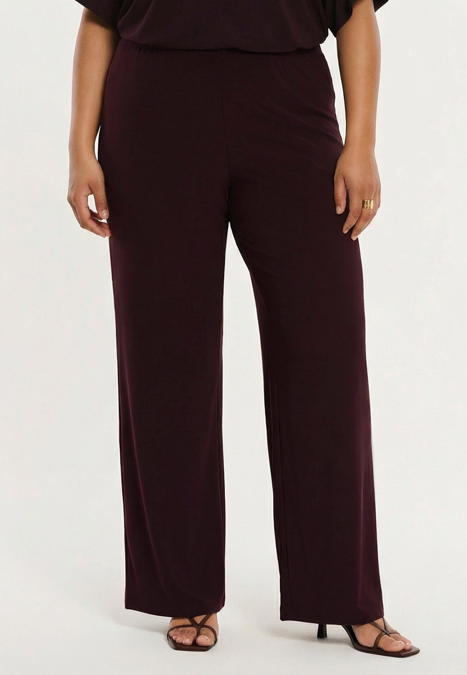 YOEK Bootcuthose Damen Hose Flare Fit