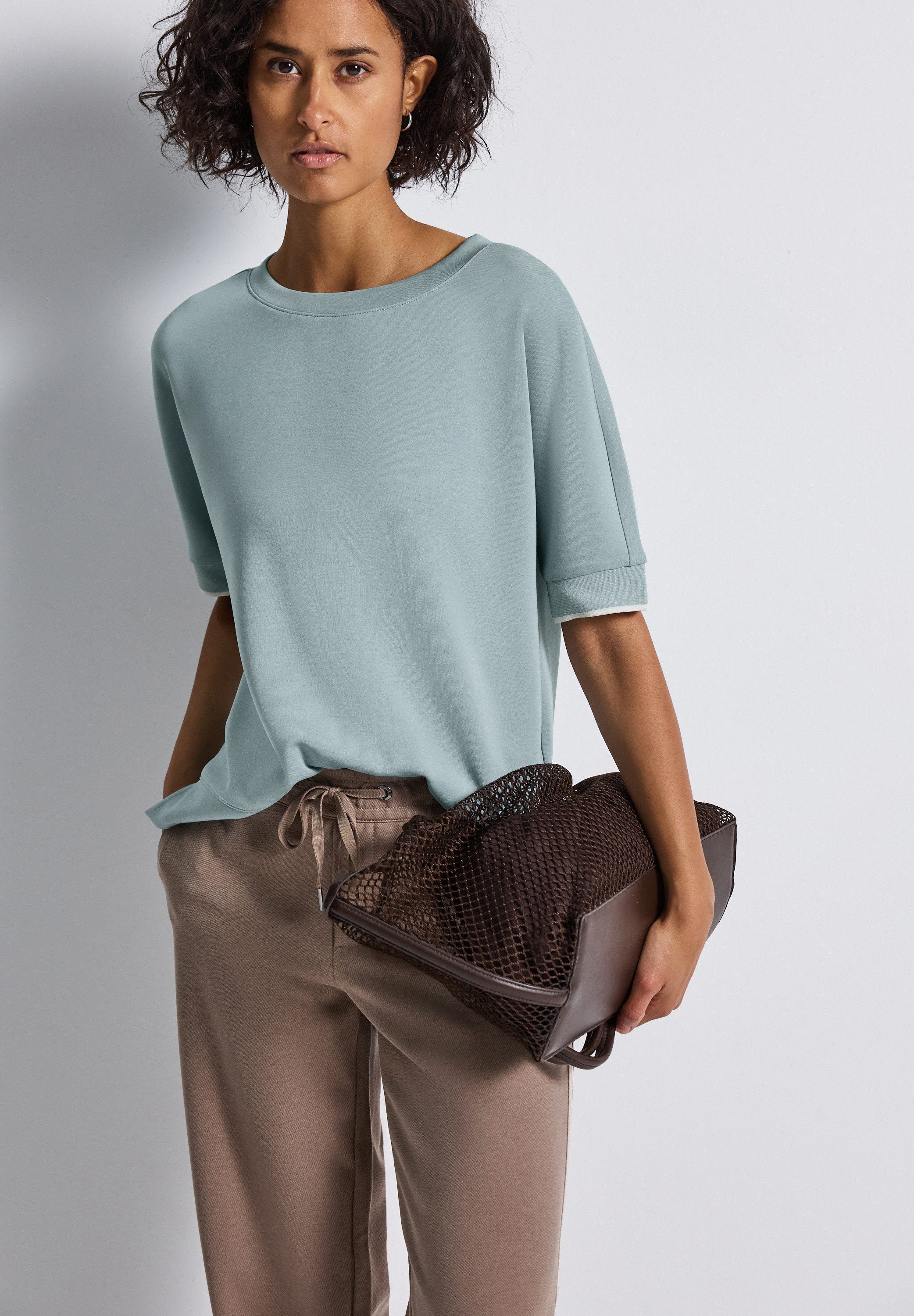 STREET ONE T-Shirt im Silk Look günstig online kaufen