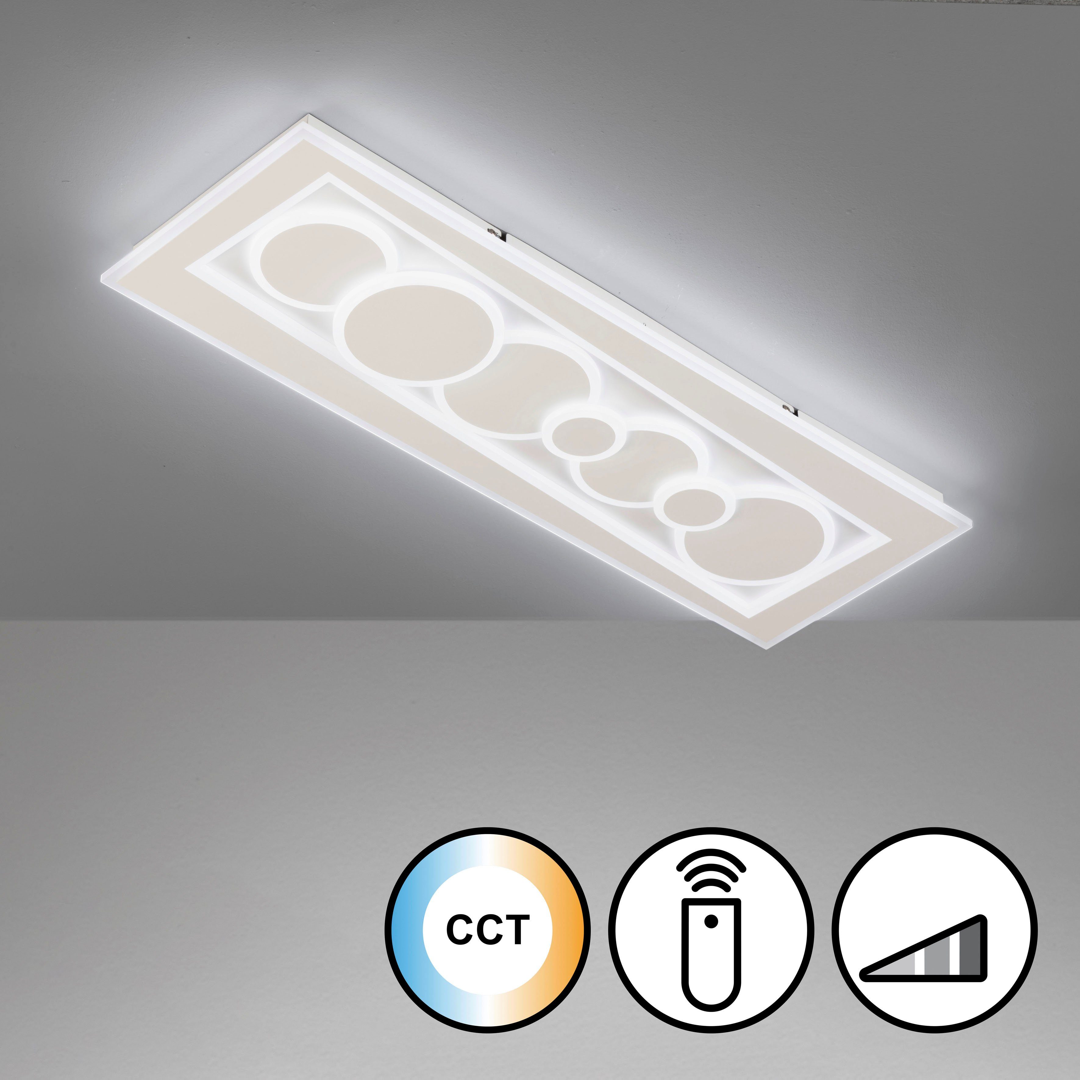 LED FISCHER dimmbar fest & Ratio, integriert, Deckenleuchte langlebige HONSEL LED,