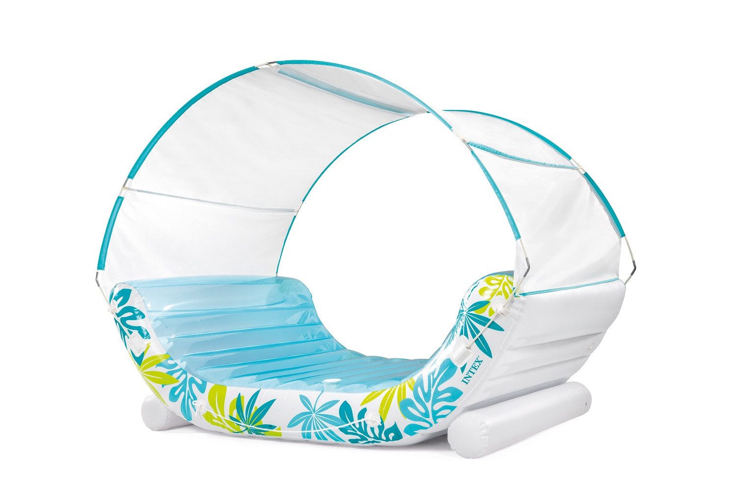 Intex Badeinsel Intex Tropical Canopy Lounge Schwimmliege mit Dach 56294