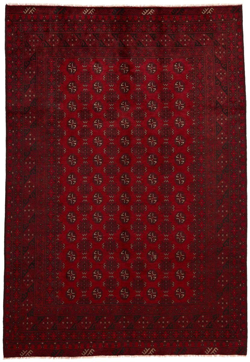 Orientteppich Afghan Akhche 199x289 Handgeknüpfter Orientteppich, Nain Trading, rechteckig, Höhe: 6 mm