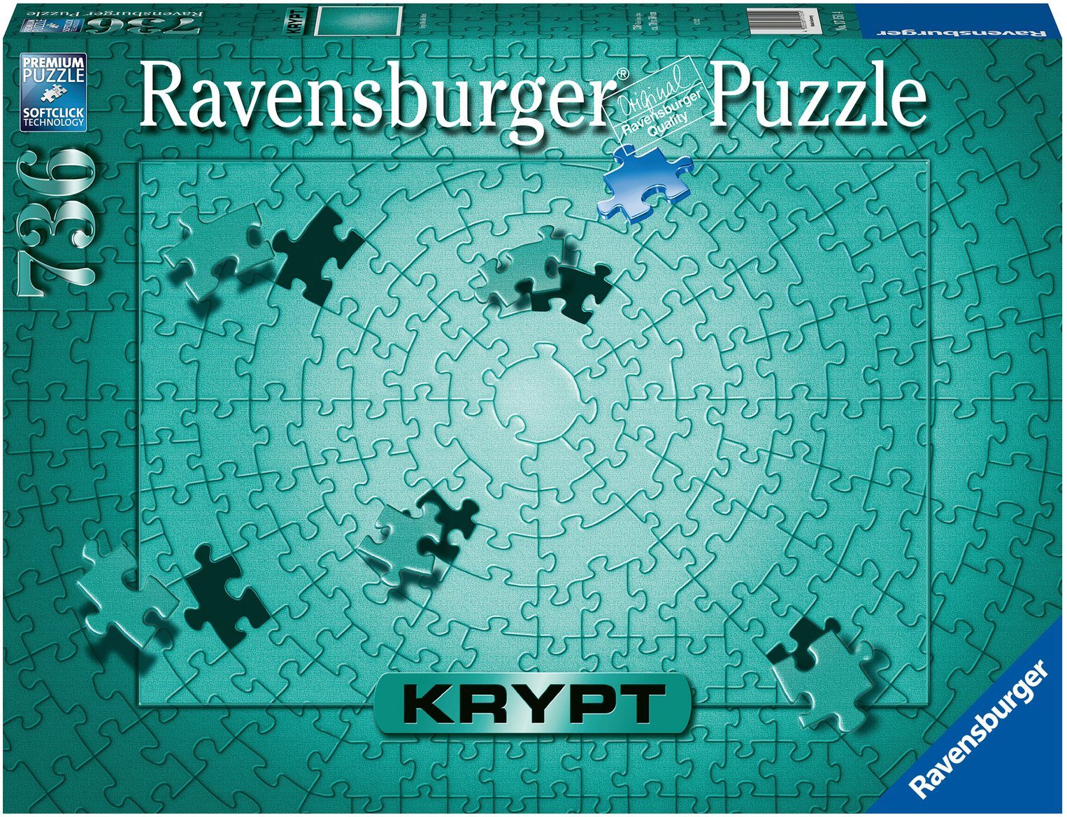 Ravensburger Puzzle Made 736 Metallic Mint, - in Germany, FSC® weltweit Puzzleteile, - Wald Krypt schützt
