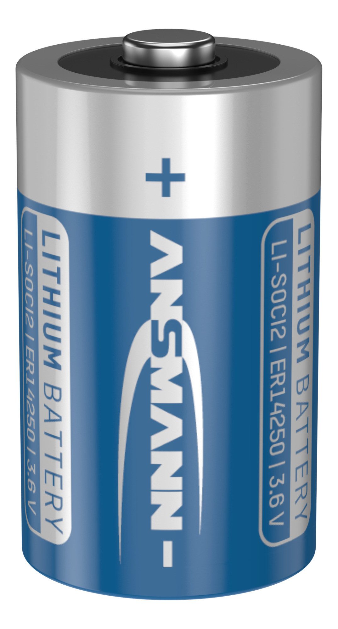 ANSMANN AG Batterie ER14250 1/2AA 3,6V 1200 mAh,Li-SOCl2 LS 14250 ER3S Batterie