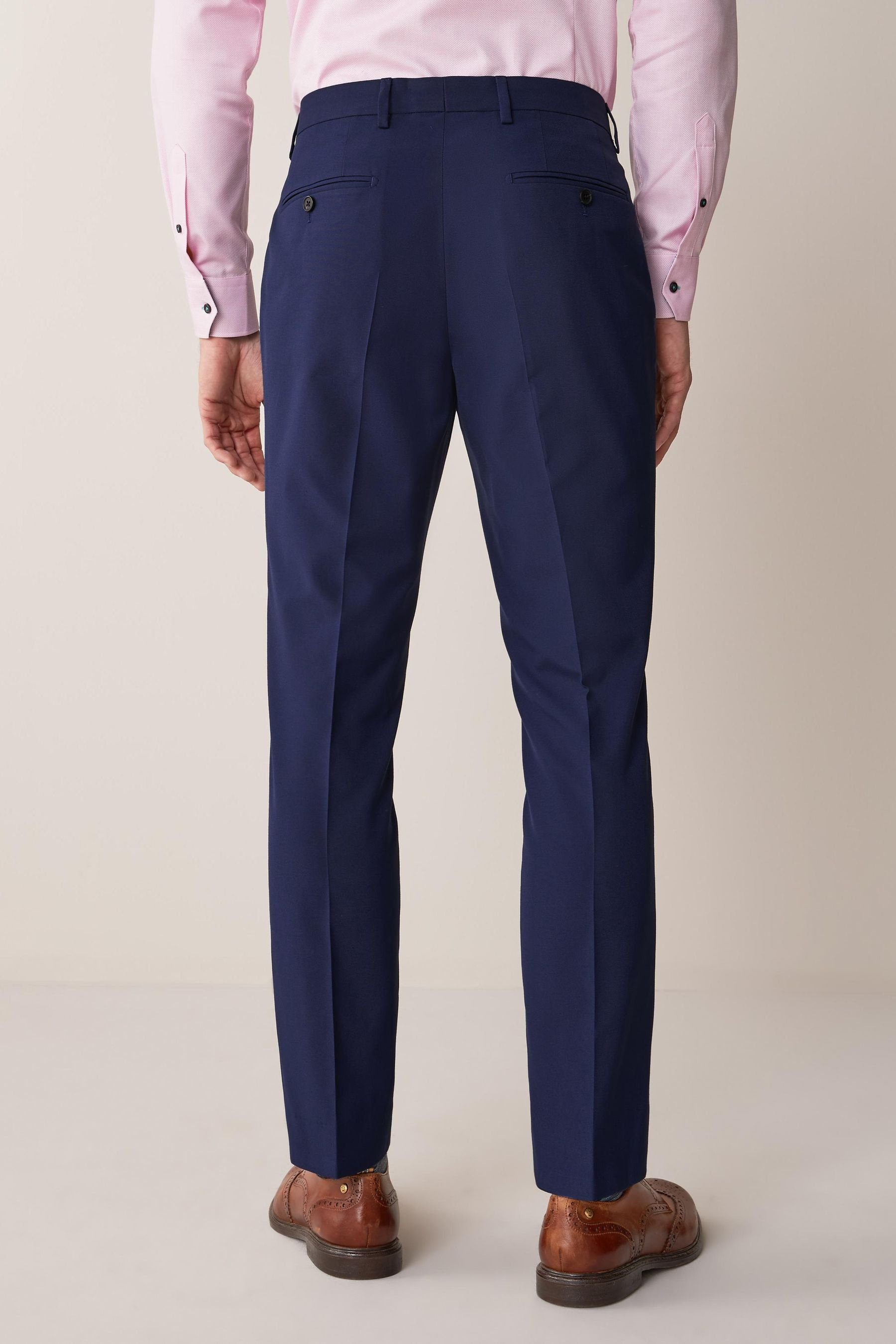 Bright Next Fit Anzughose Slim (1-tlg) Anzug: Blue Hose
