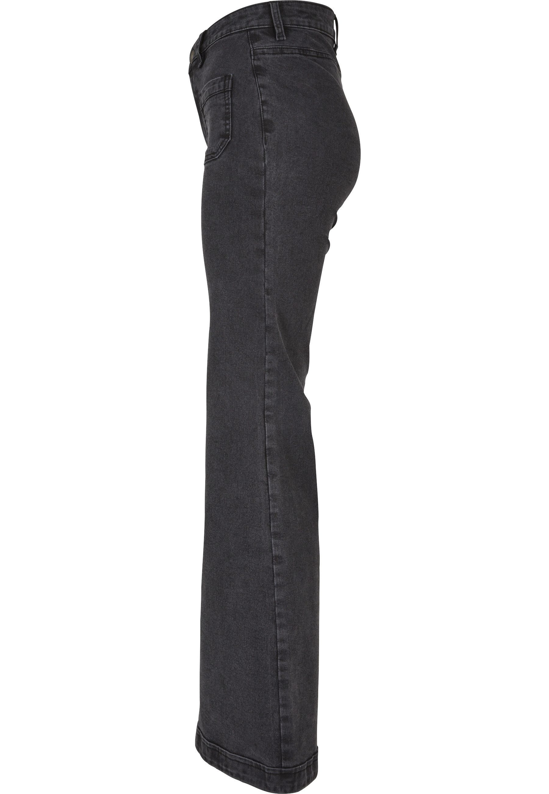URBAN CLASSICS Straight-Jeans Urban Classics Damen Ladies Vintage Flared Denim Pants (1-tlg)