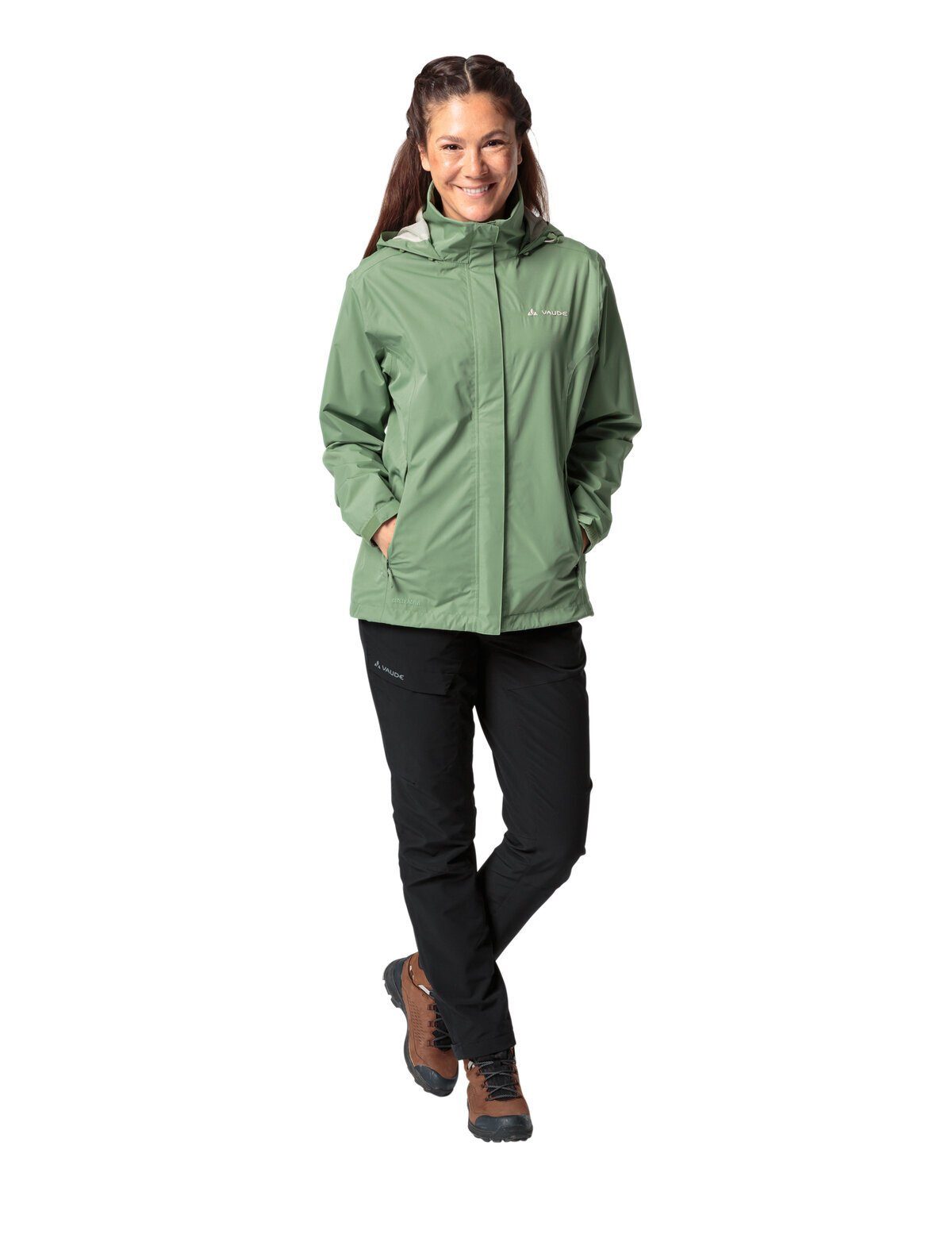 Jacket green (1-St) kompensiert Women's VAUDE Light Outdoorjacke willow Escape Klimaneutral