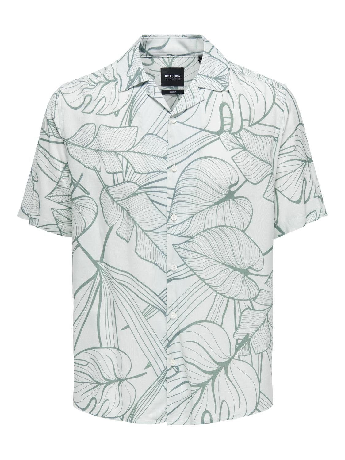 ONLY & SONS Kurzarmhemd mit Resort günstig online kaufen