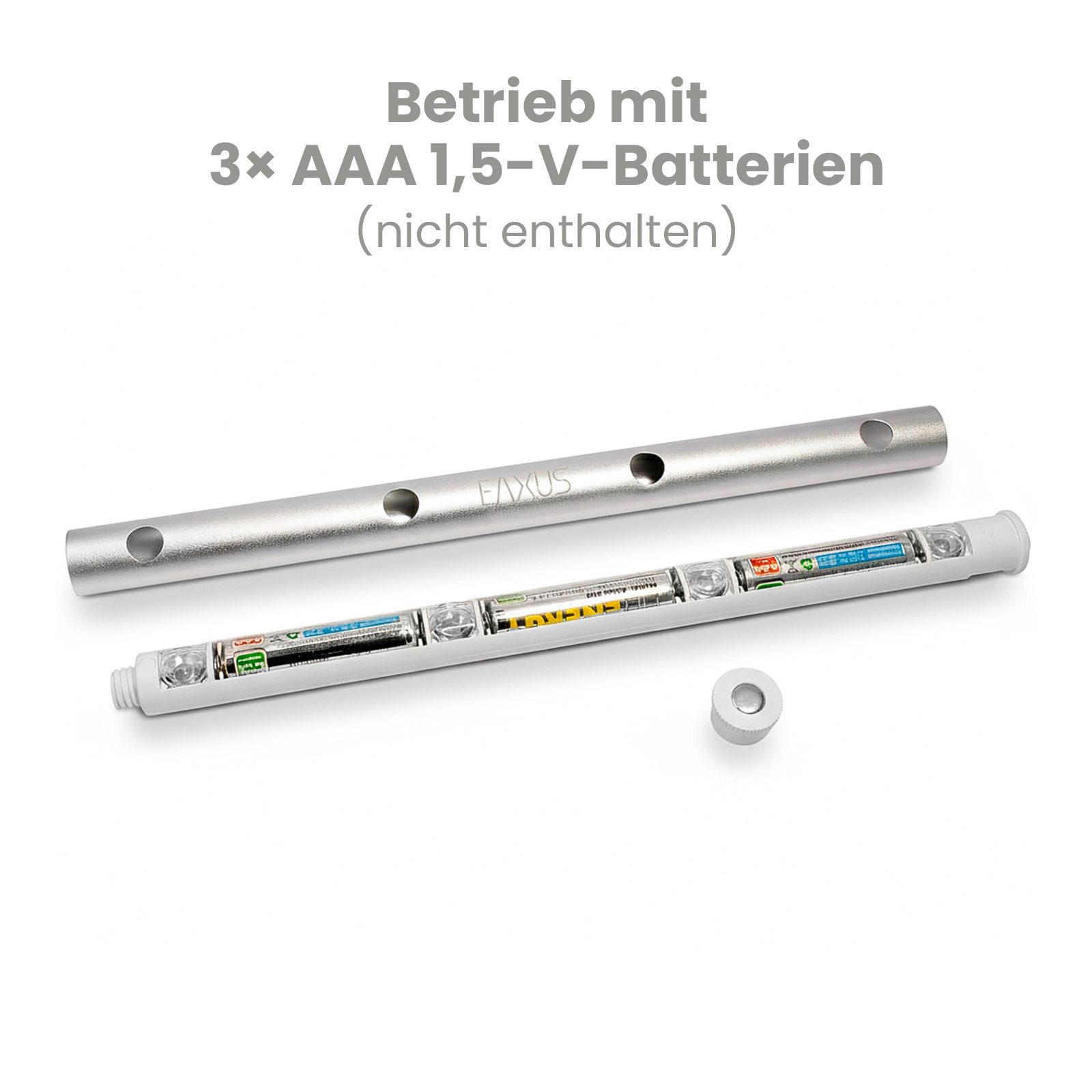 EAXUS LED Unterbauleuchte Schrankleuchte Batterie Klebe Lichtleiste - Stablicht, LED fest integriert, Unterbaulampe – Bild 5 von 5