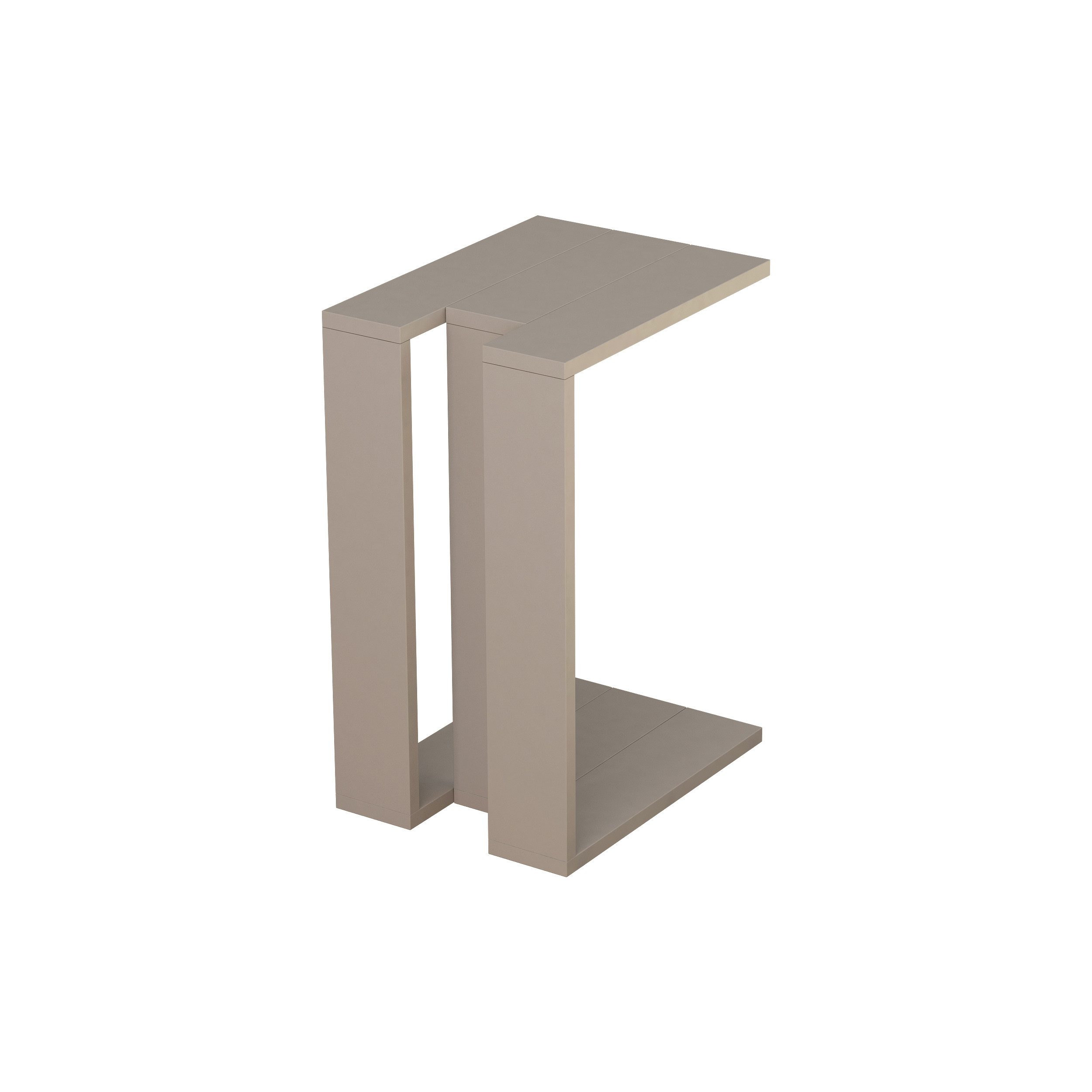 Decortie Beistelltisch Muju, Modern C Form Beistelltisch, 30 x 40 x 57 cm