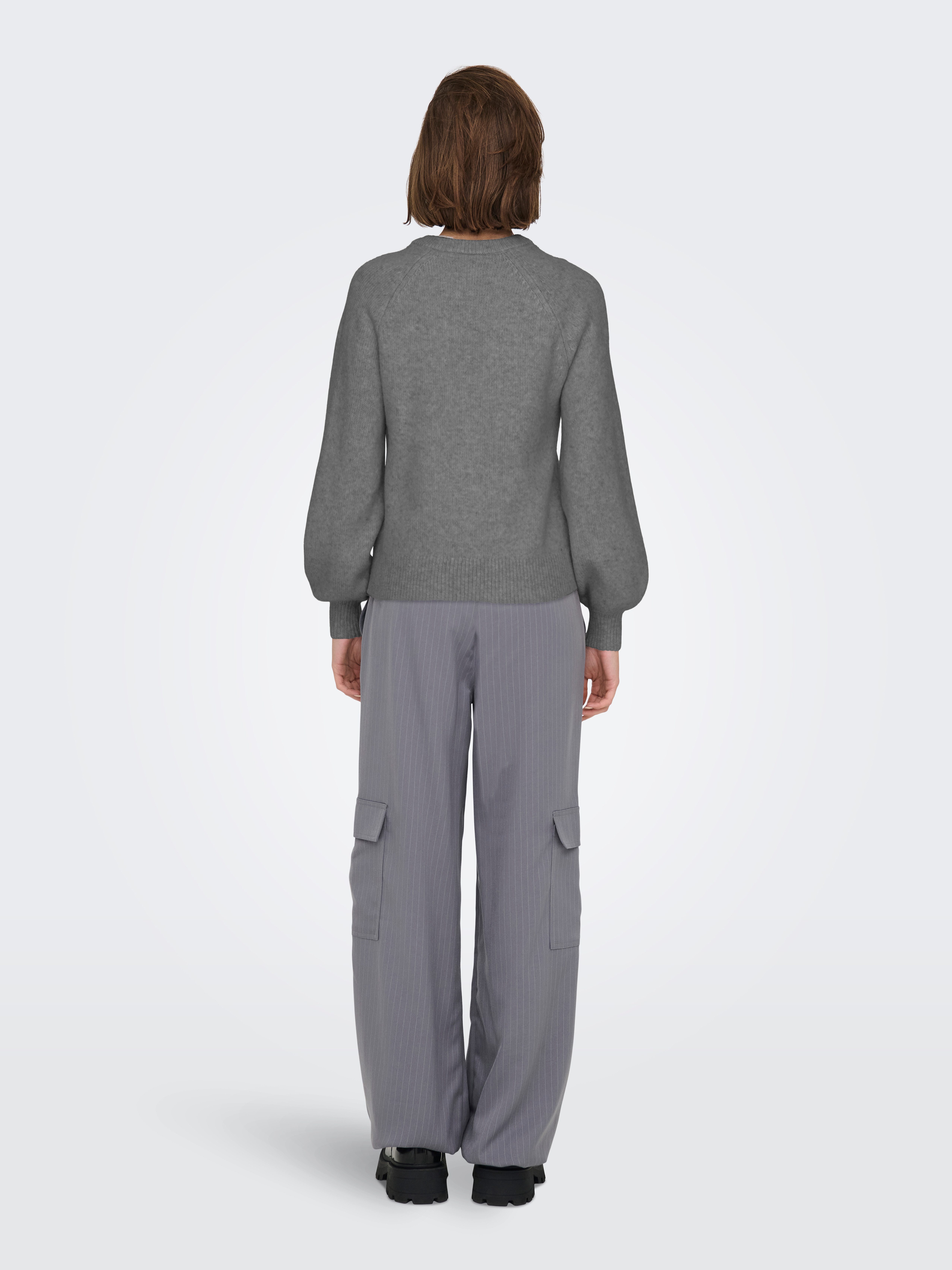 ONLY Strickpullover ONLLAUREN LIFE LS O-NECK BUTTON KNT günstig online kaufen