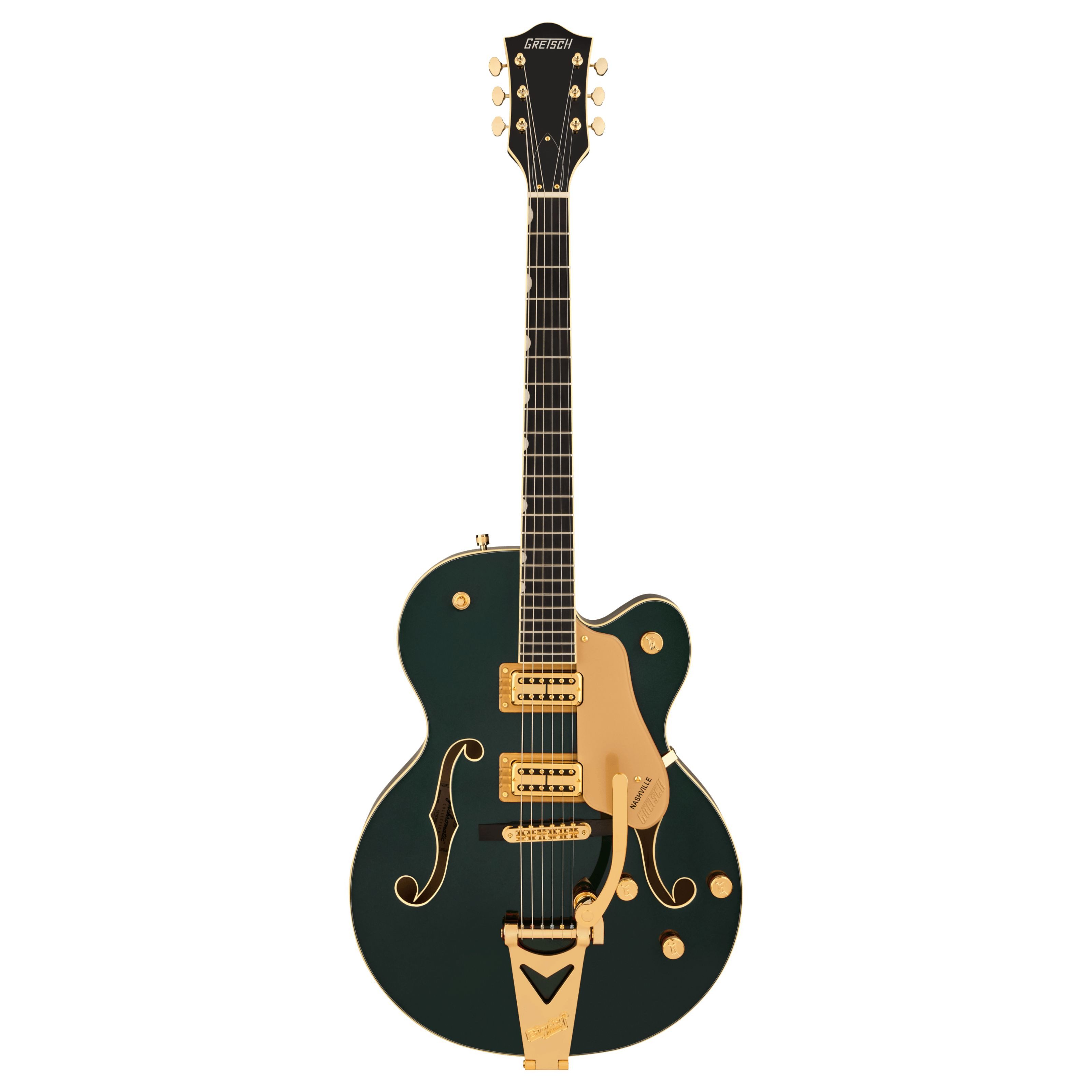 Gretsch Halbakustik-Gitarre, Halb-Akustik Гитары, Hollow-Body Modelle, Synchromatic Nashville Hollow-Body Bigsby Cadillac Green -