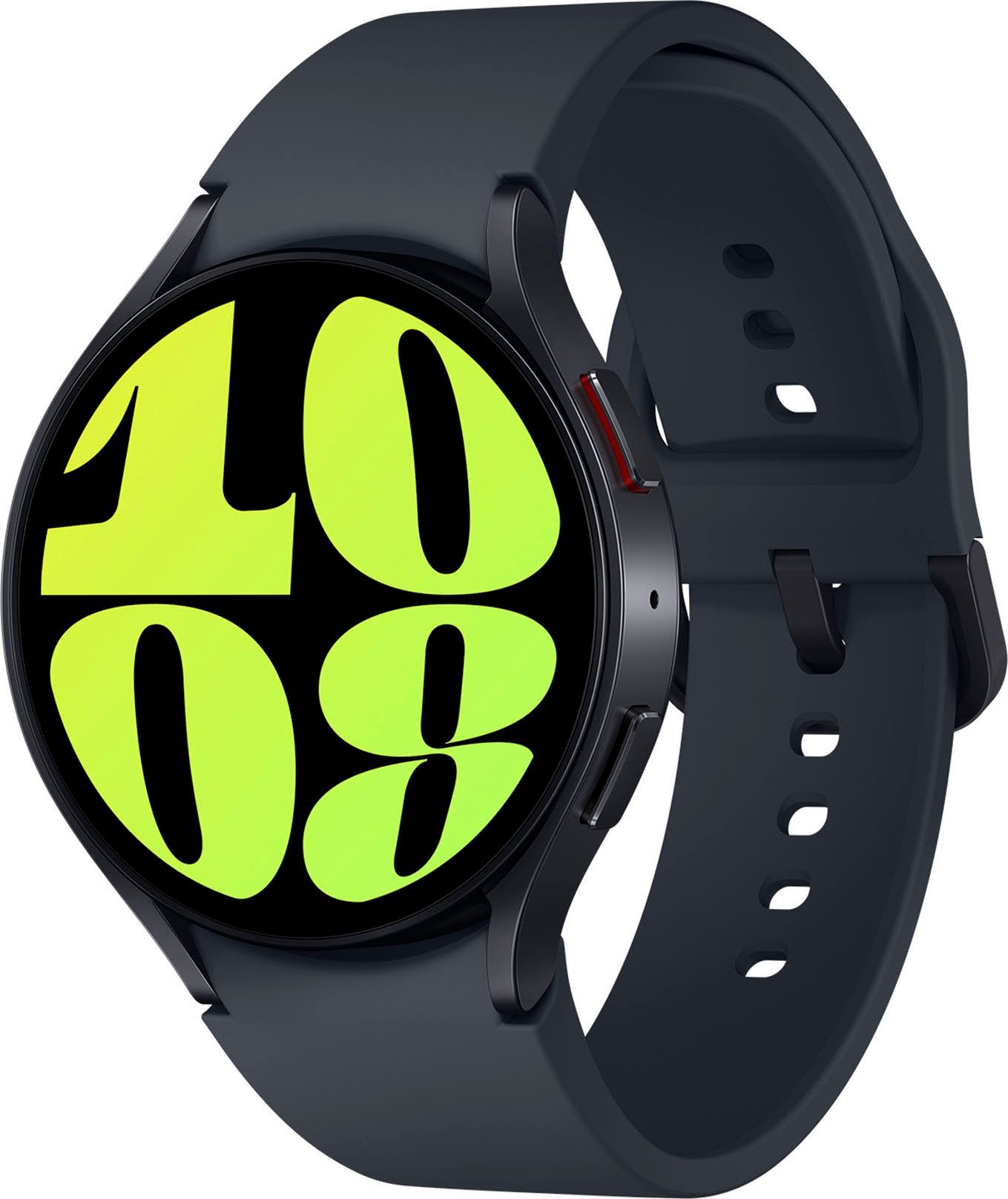 Samsung Galaxy Watch 6 44mm Smartwatch (3'73 cm/1'5 Zoll, Wear OS by Samsung) Graphite | schwarz