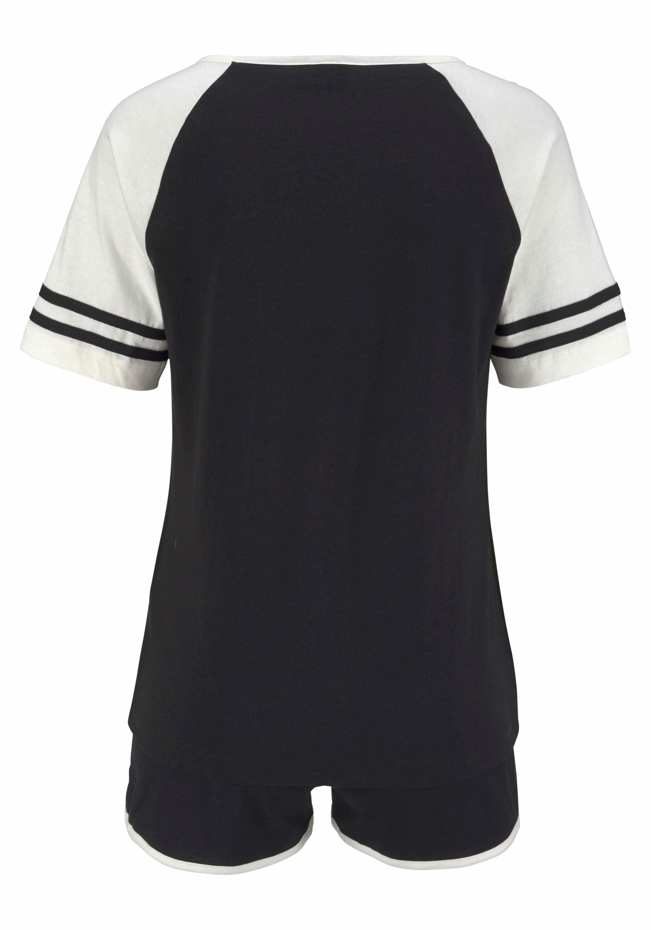 Arizona Shorty (Set, 2 tlg) mit Raglanärmeln