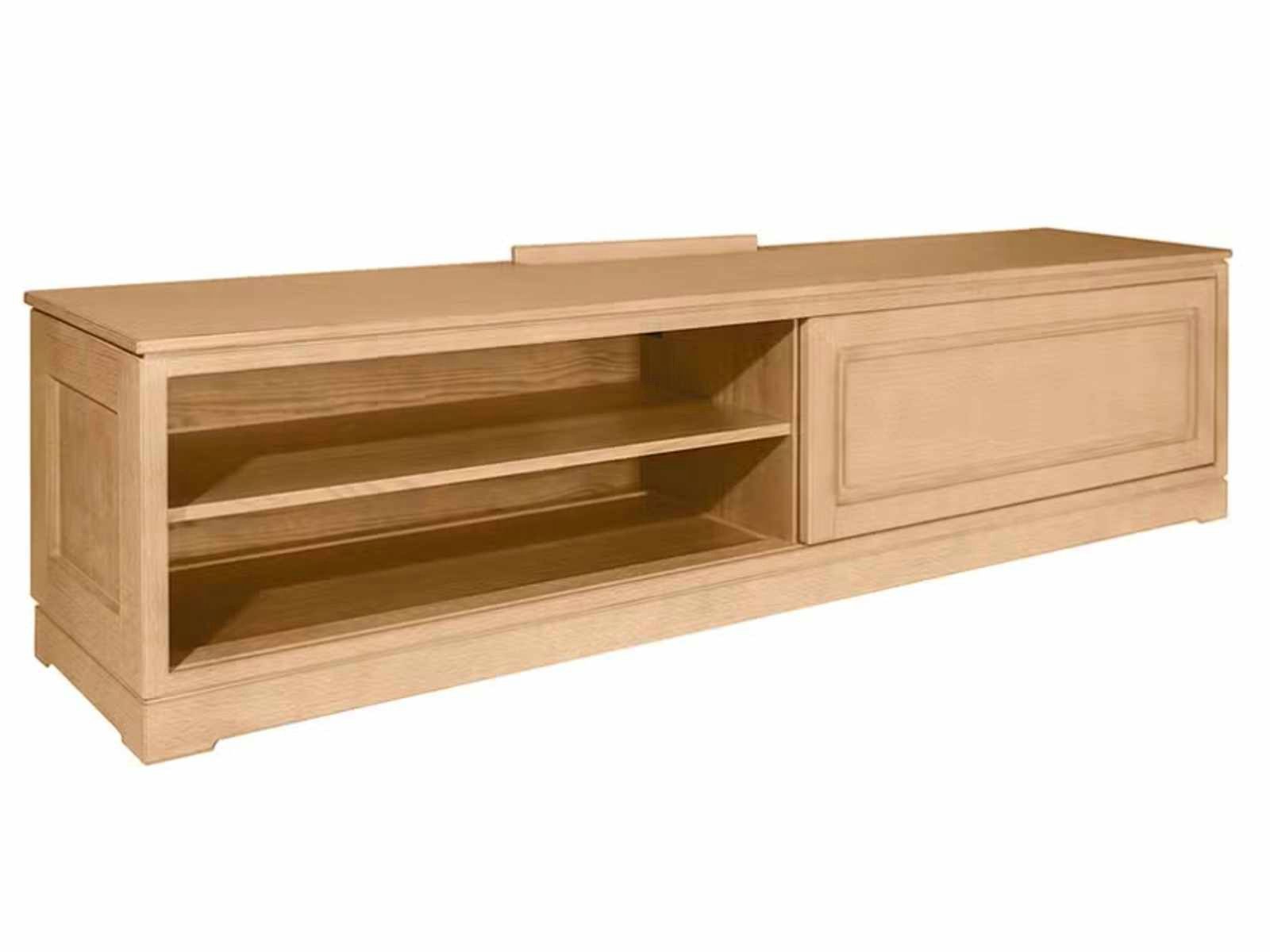 Casamia TV-Board TV Lowboard Casaventi mit 1 Schiebetür Pinie Massivholz