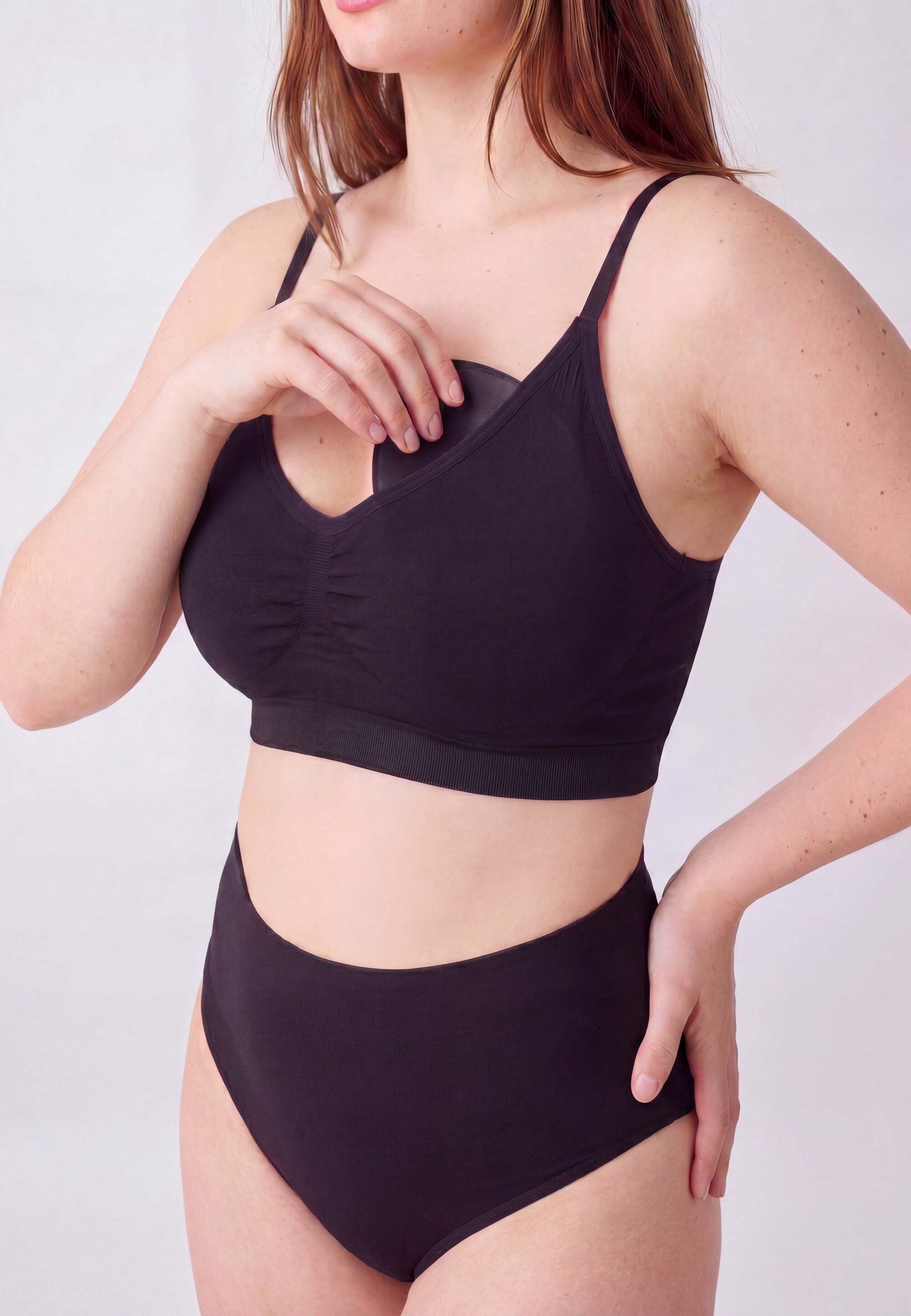 SNOCKS Bustier Shaping BH mit Spaghettiträgern Damen (1 Stück, 1-tlg., 1 Stück) mit herausnehmbaren Cups – Bild 2 von 5