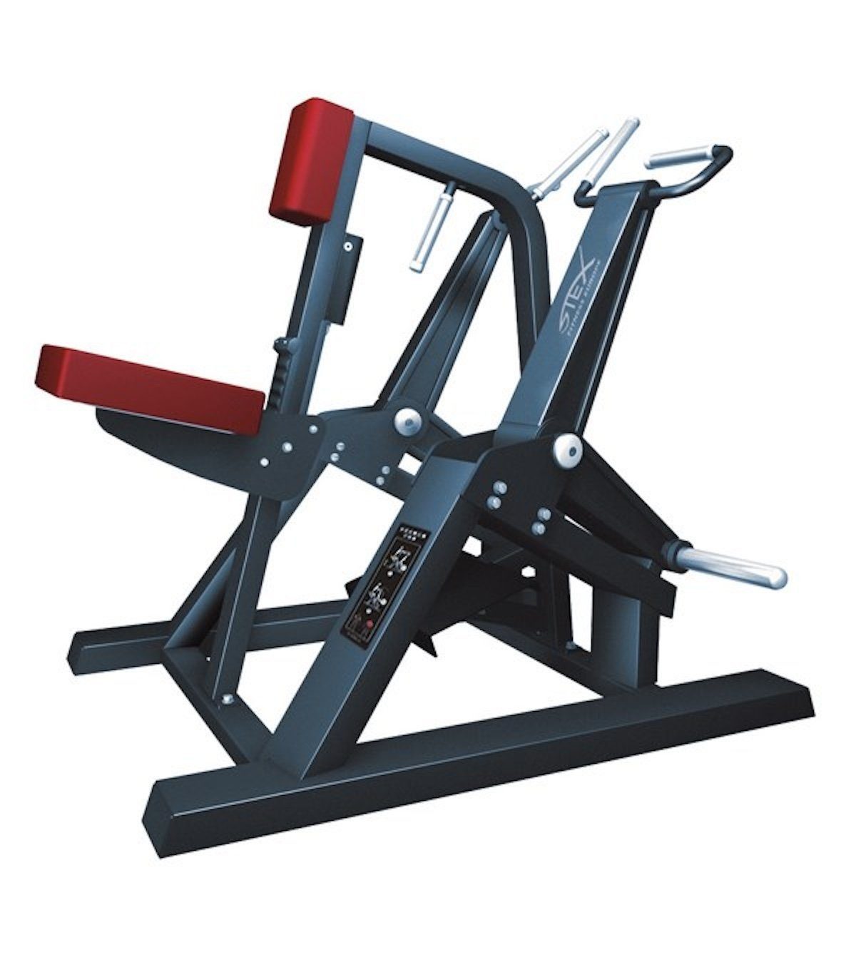 Stex Fitness Europe Kraftstation STEX PLATE-LOADED Rowing Rudern Rücken Training für Homegym & Gym
