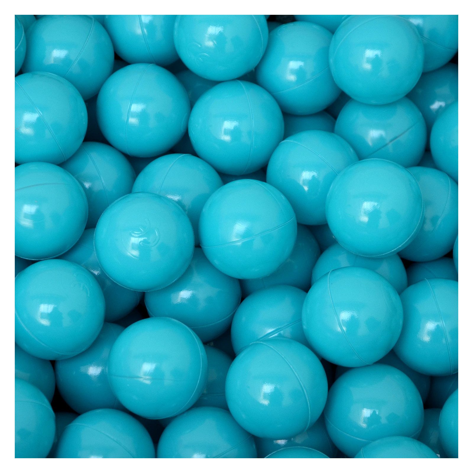 Bällebad-Bälle Baby - 50 Bunte Bälle fürs Bällebad - Geprüfte Spielbälle für Kinder
