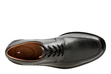 Clarks Un Aldric Park Schnürschuh mit modischen Ziernähten, Freizeitschuh, Halbschuh, Schnürschuh