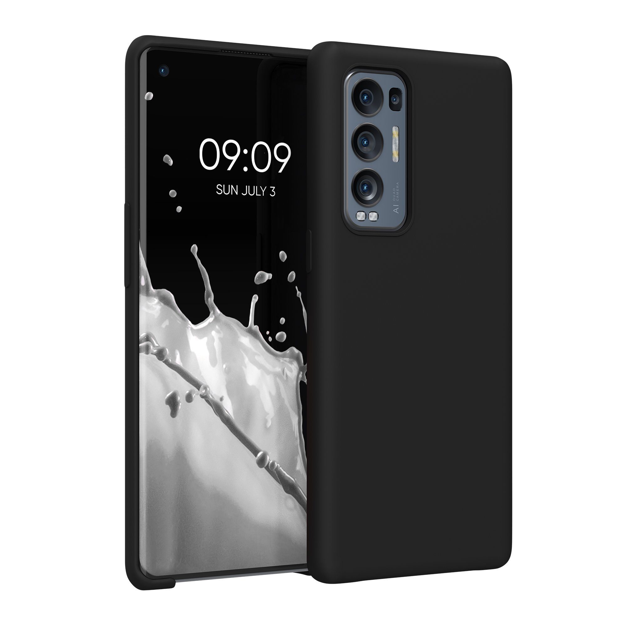 kwmobile Handyhülle Handyhülle für Oppo Find X3 Neo Hülle, Weiches Handy Silikon Case - Schutzhülle Cover