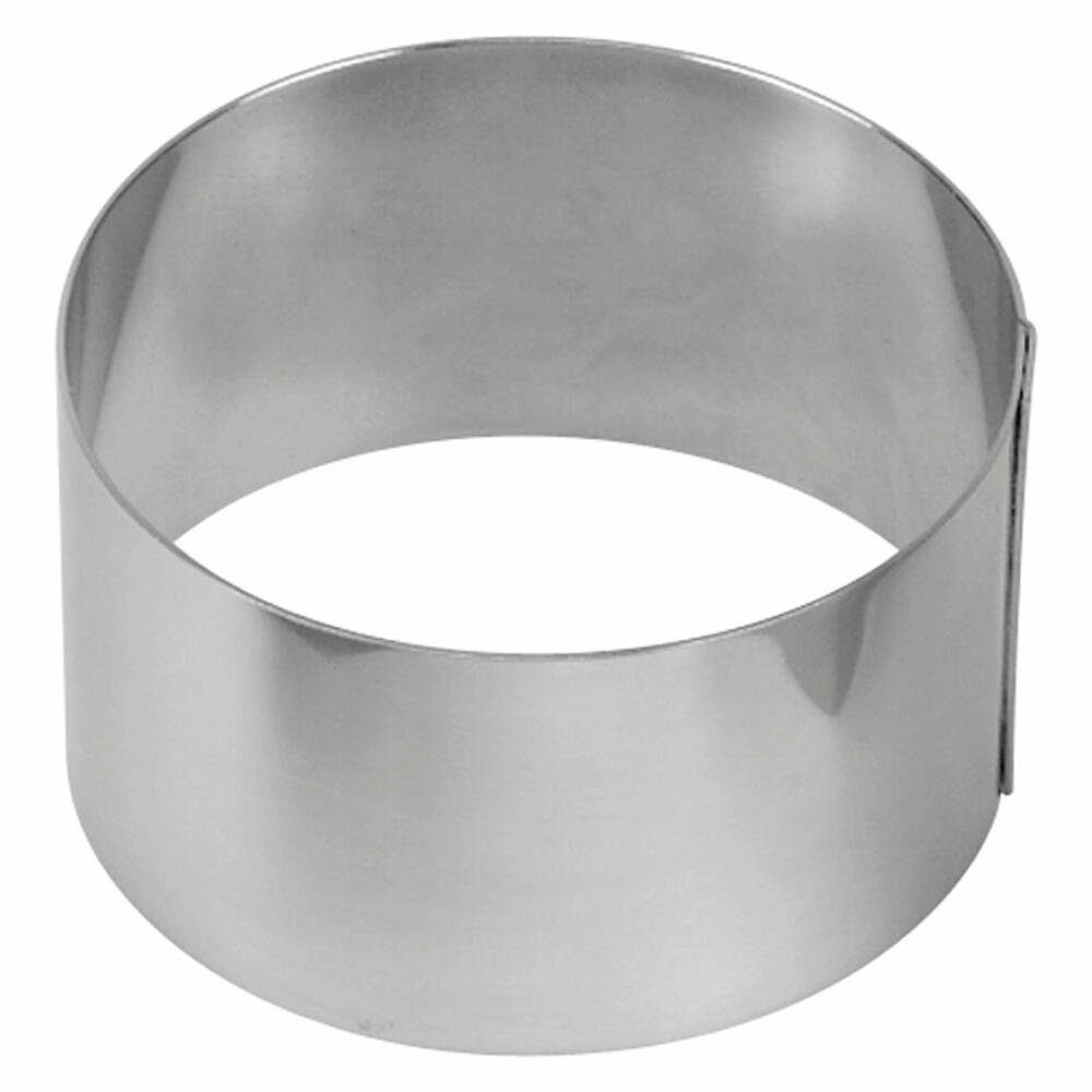 STÄDTER Speisering Rund Edelstahl Ø 6 cm x 4.5 cm, Edelstahl