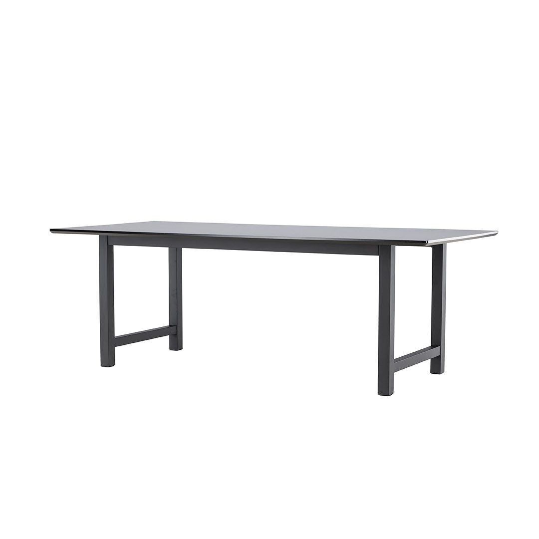 ebuy24 Esstisch Oslo Esstisch 100x220cm schwarz. (1-St)