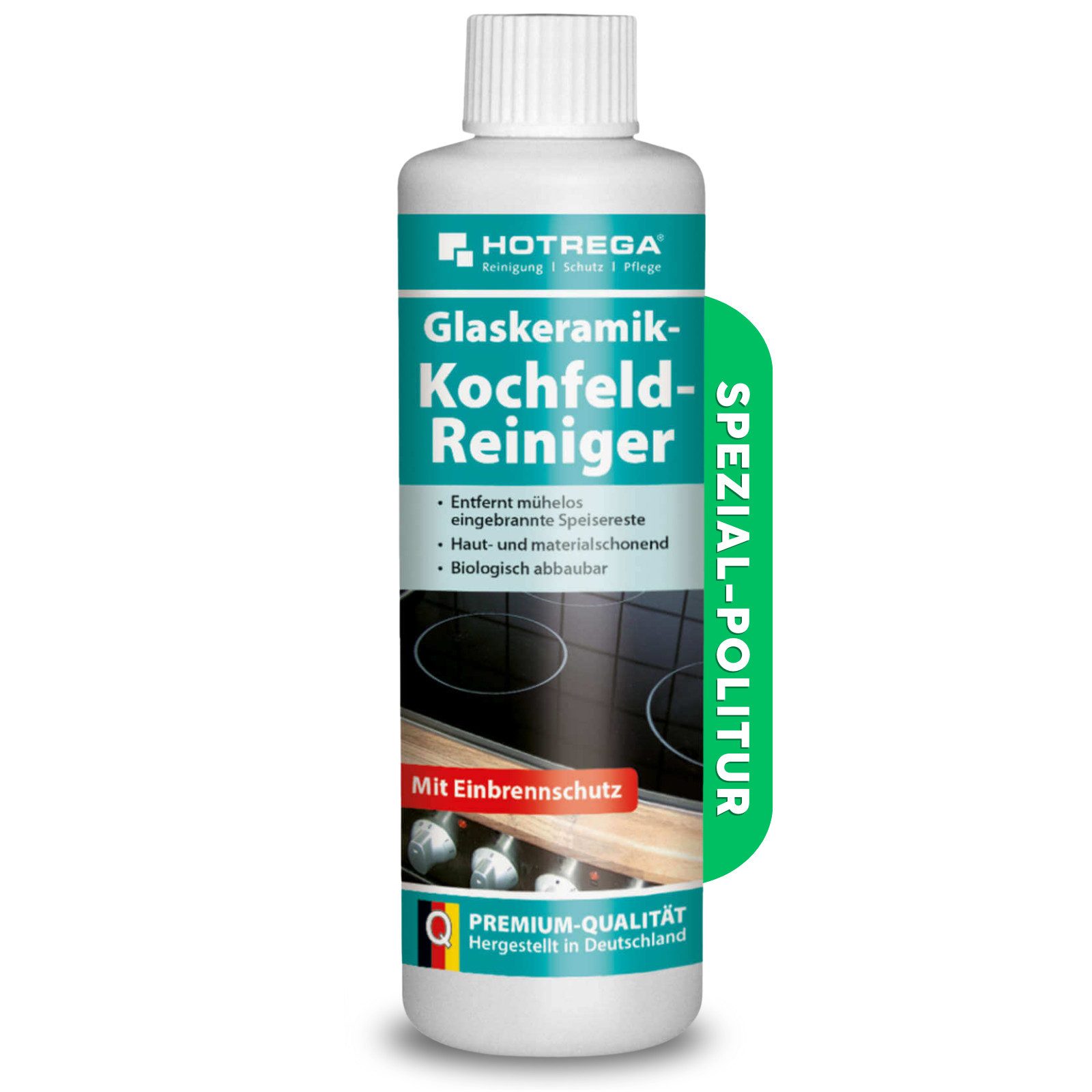 HOTREGA® Glaskeramik Kochfeld Reiniger Glaskeramikreiniger Herdreiniger 250ml Küchenreiniger
