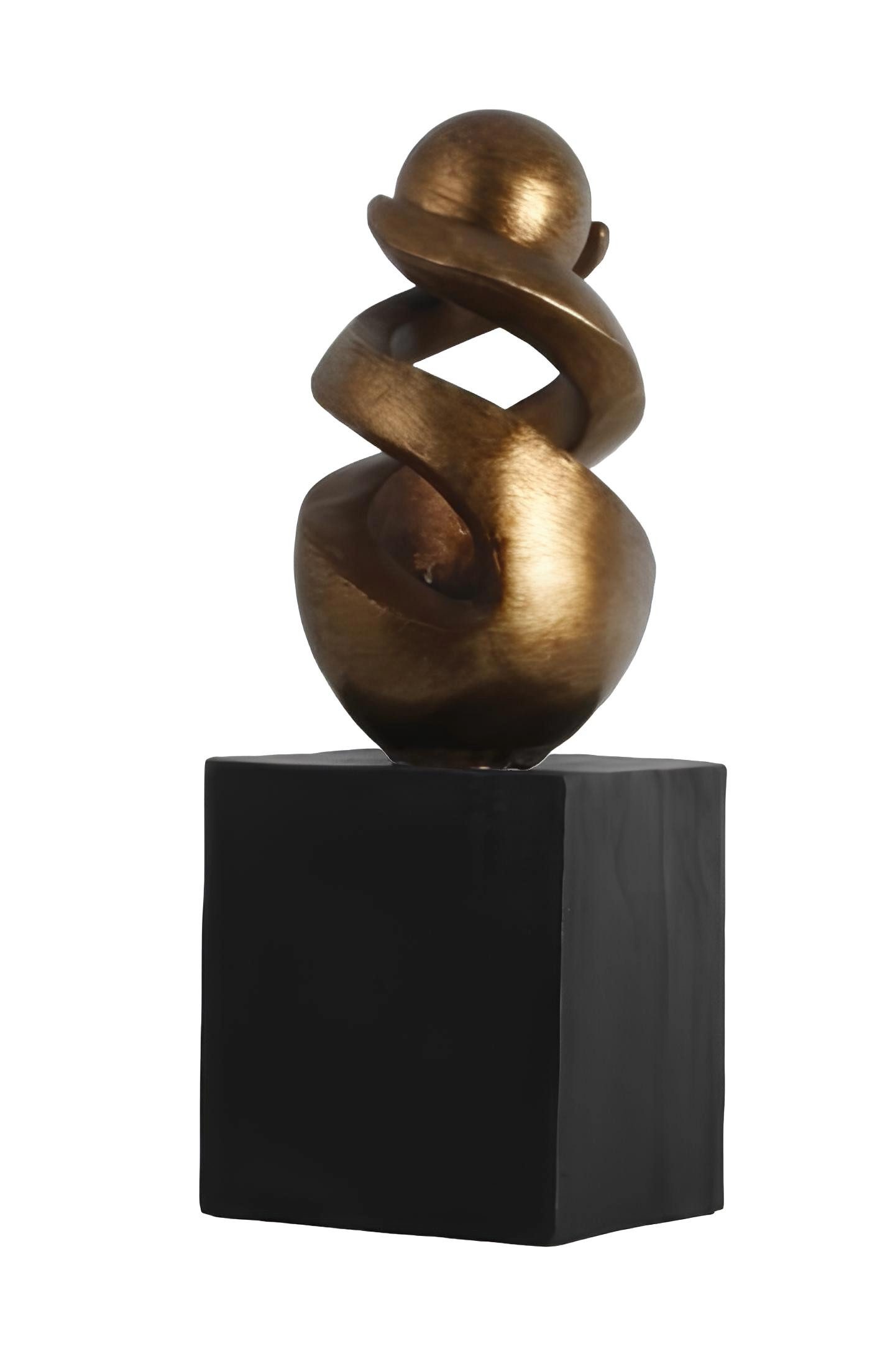 Xlmoebel Dekofigur Moderne Skulptur in Spiralform - Dekorative Skulptur für stilvolle (Skulptur), Hergestellt in Europa