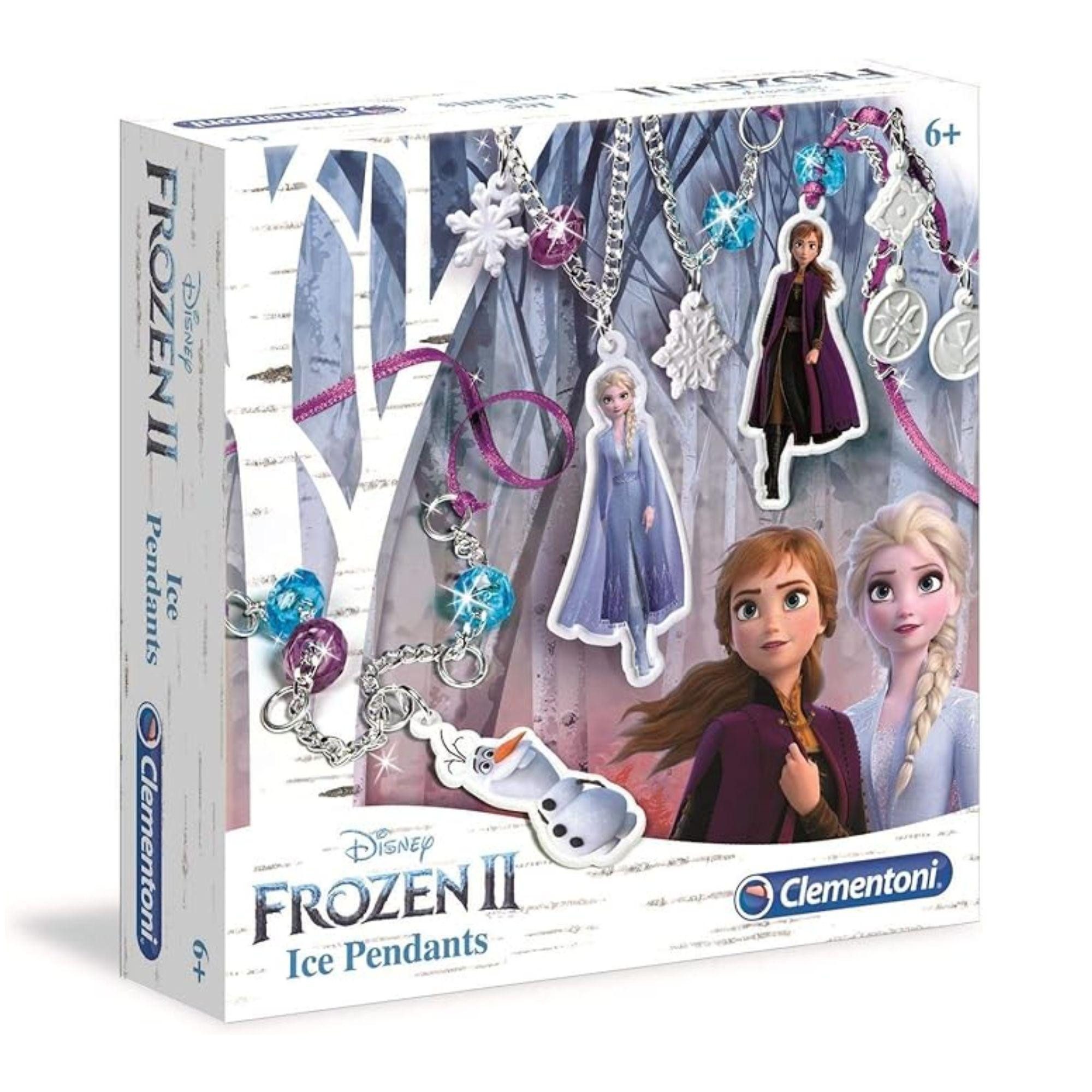 Clementoni® Anhänger Set Frozen II Anhänger Bastelset - Disney Die Eiskönigin