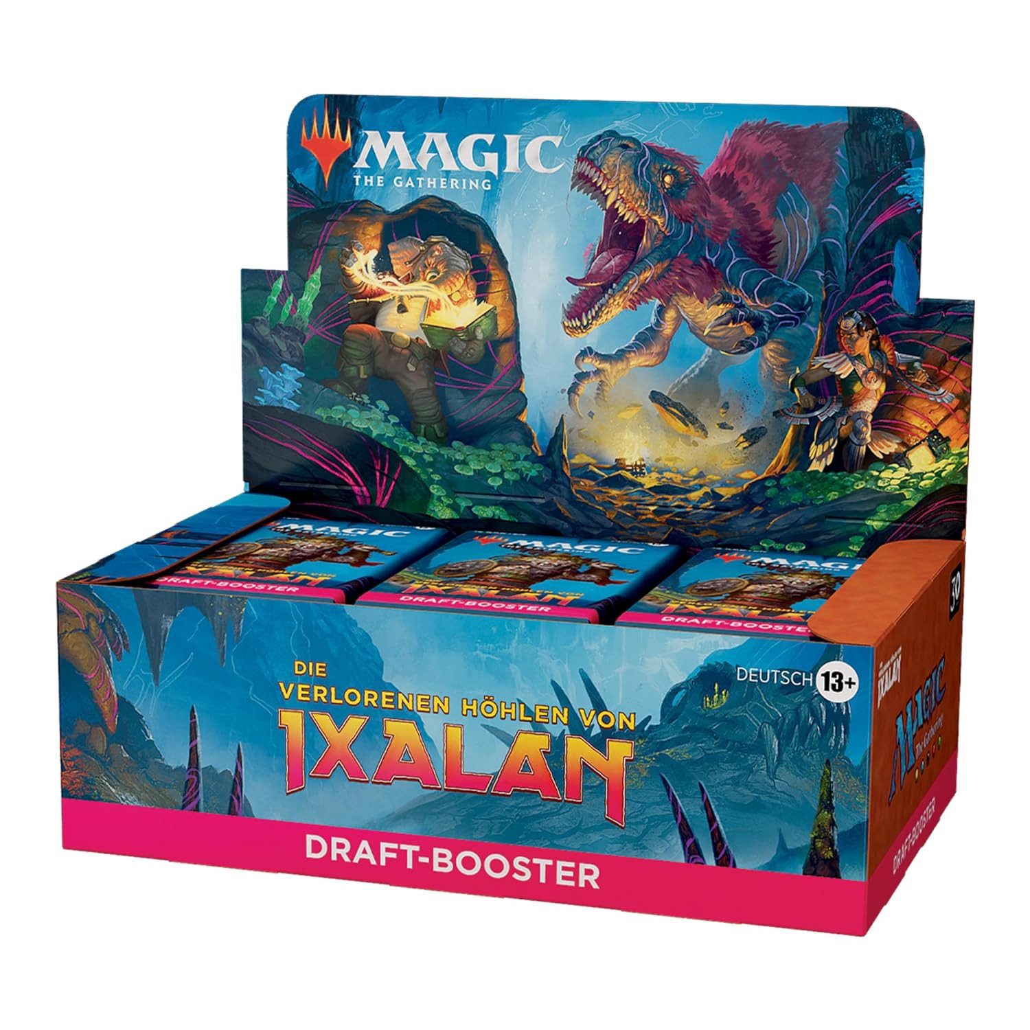 Magic the Gathering Sammelkarte Die verlorenen Höhlen von Ixalan Draft Booster Display Deutsch, 36 Booster Displays