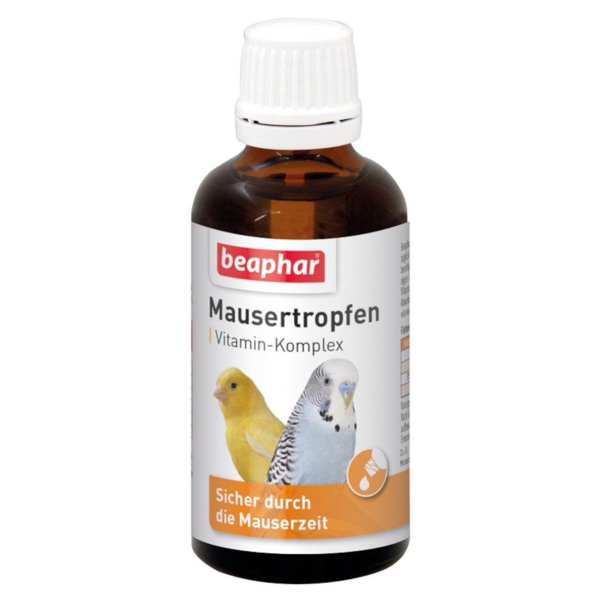 beaphar Mausertropfen, 50 ml, Nahrungsergänzungsmittel für: Vögel