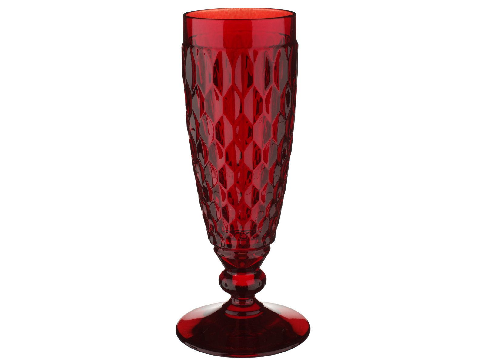 Villeroy & Boch Sektglas Boston coloured Sektglas red 0,15 l, Kristallglas