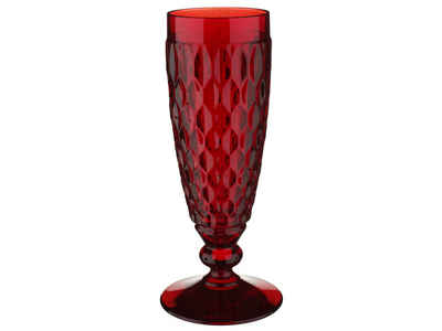 Villeroy & Boch Sektglas Boston coloured Sektglas red 0,15 l, Kristallglas