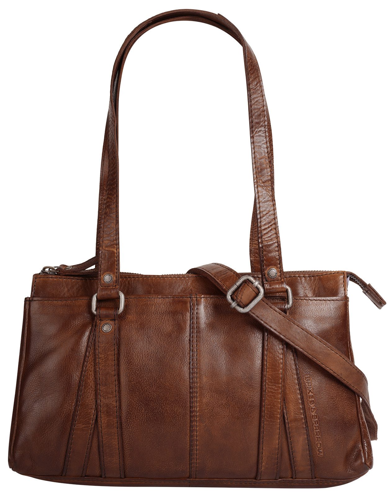Spikes & Sparrow Henkeltasche, echt Leder