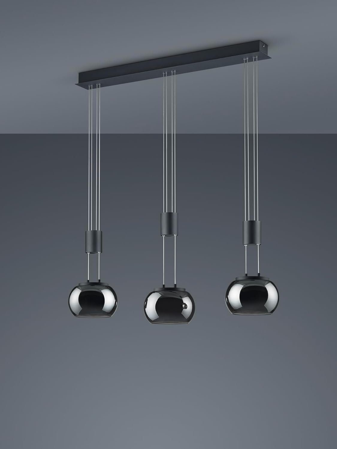 lightling LED Pendelleuchte Harrison, LED fest integriert, warmweiß, höhenverstellbar, dimmbar