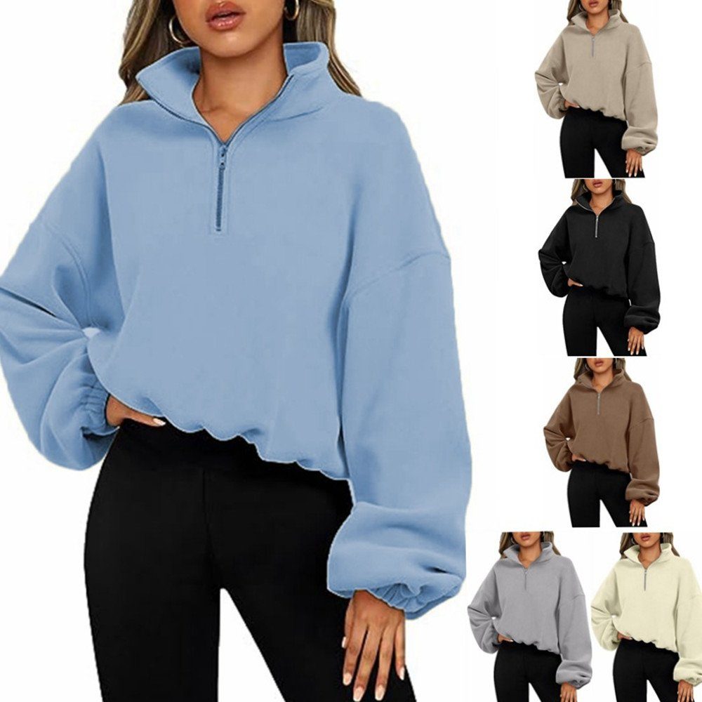 XDeer Sweater Sweatshirt Damen,Sweatjacke Pullover,Sweat Lady-Fit Verdickt günstig online kaufen