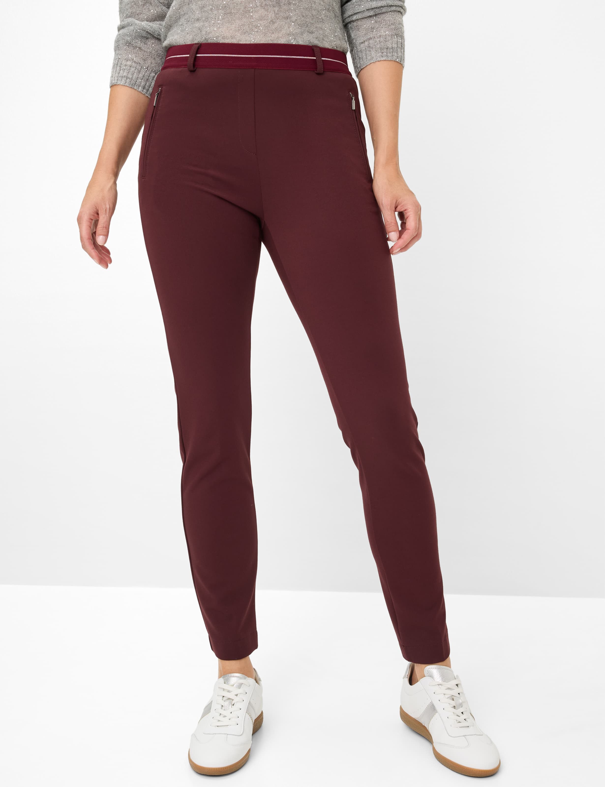 RAPHAELA by BRAX Boyfriend-Hose Style DamenpulloverTH Jersey: Schlupfhose im Super Slim Fit