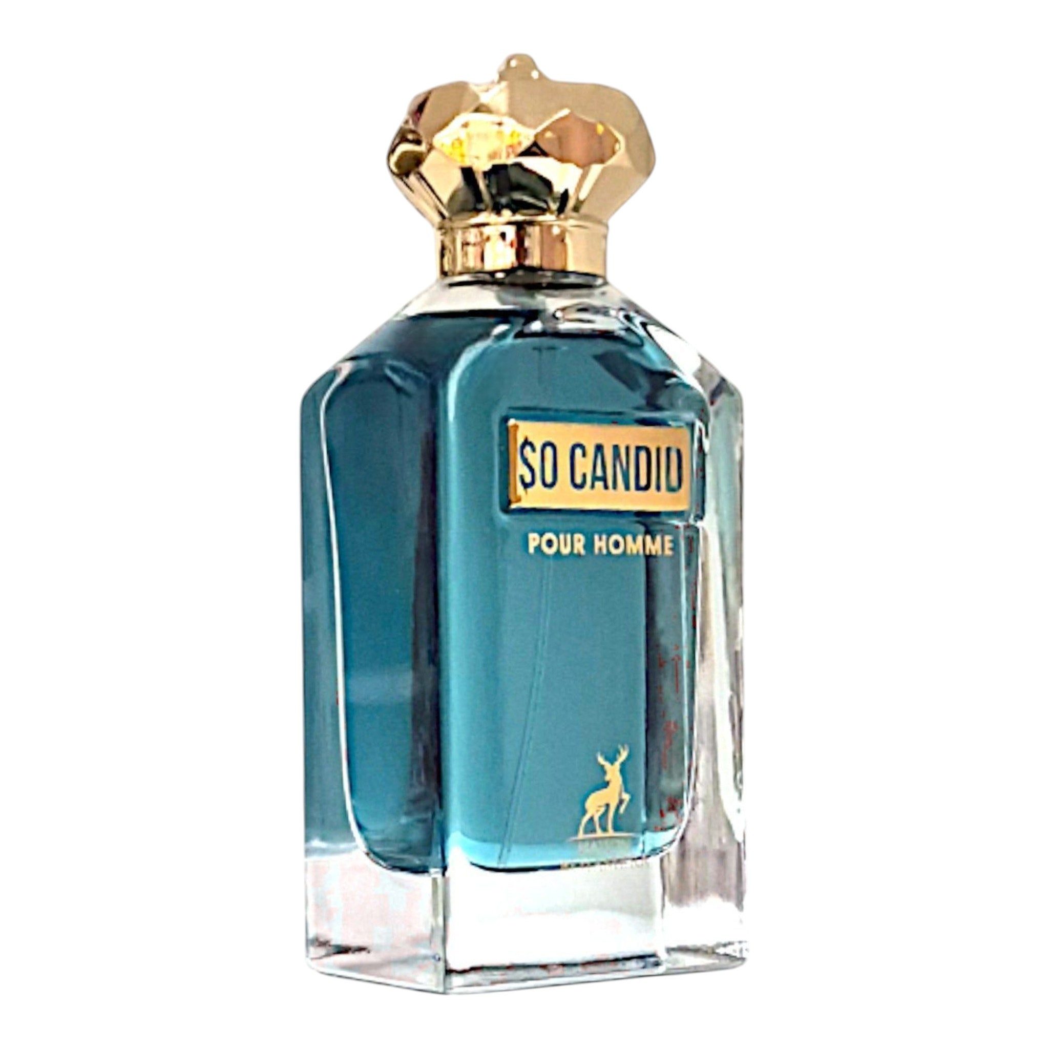 Maison Alhambra Duft-Set So Candid Serien Pour Homme EDP100ml + Parfümzerstäuber (leer) Set