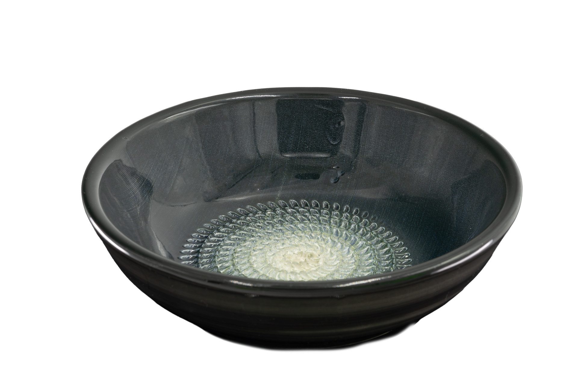 Kaladia Multireibe Keramik Reibeschüssel in Schwarz - ∅ 17 cm, Keramik, einfaches Zerkleinern von Zutaten und mehr - Made in Spain
