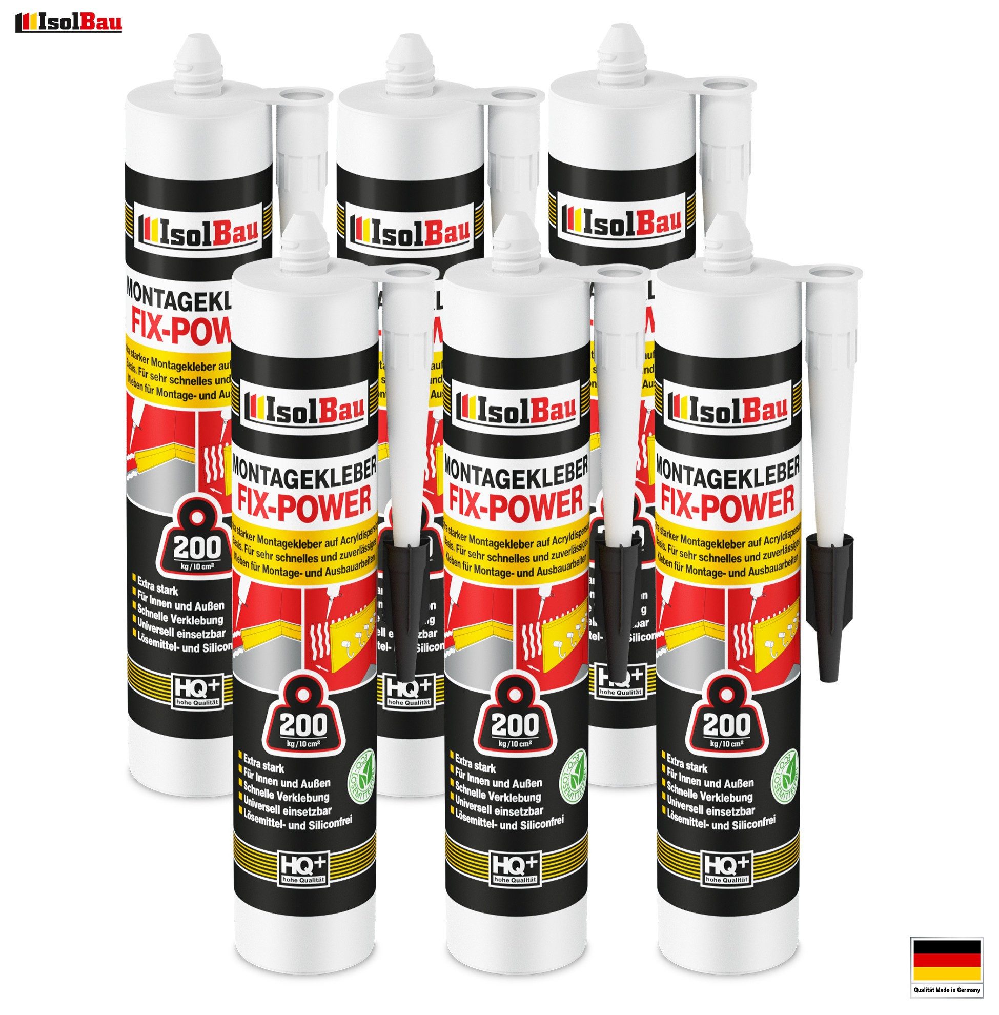 None Montagekleber Montagekleber FIX-POWER Baukleber 6x 480g Natursteinplat günstig online kaufen