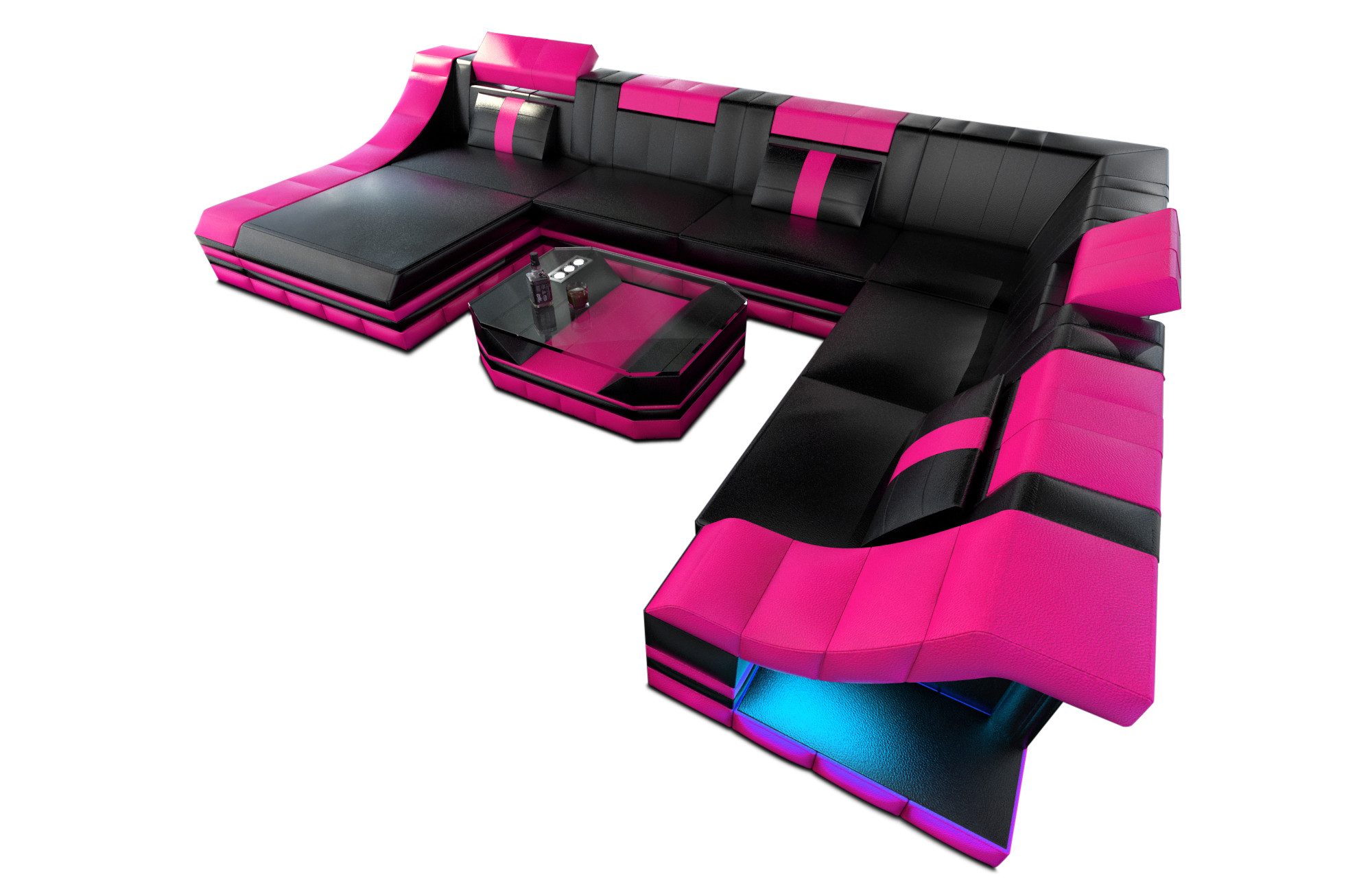 Sofa Dreams Wohnlandschaft Ledercouch Sofa Leder günstig online kaufen
