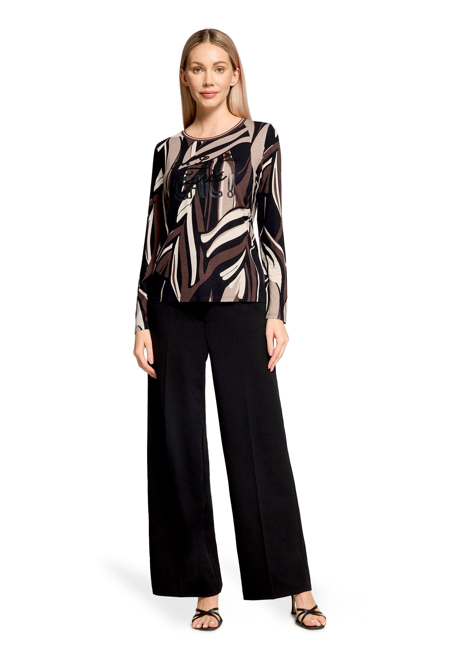 Betty Barclay Kurzarmshirt Damen mit Rippbündchen (1-tlg)