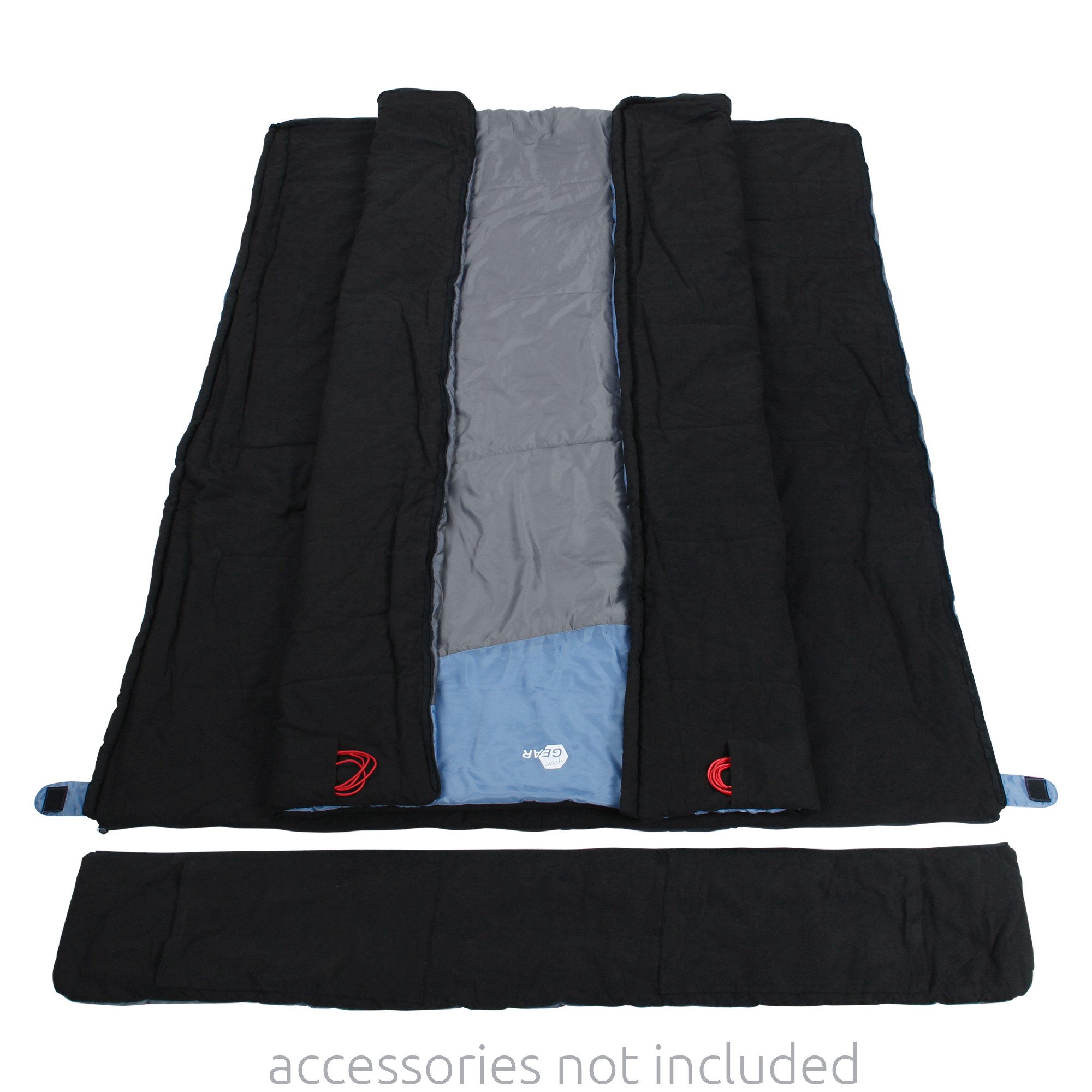 yourGEAR Doppeldeckenschlafsack yourGEAR Schlafsack Sumatra Duo -7°C 230x160cm Futter 100% Baumwolle