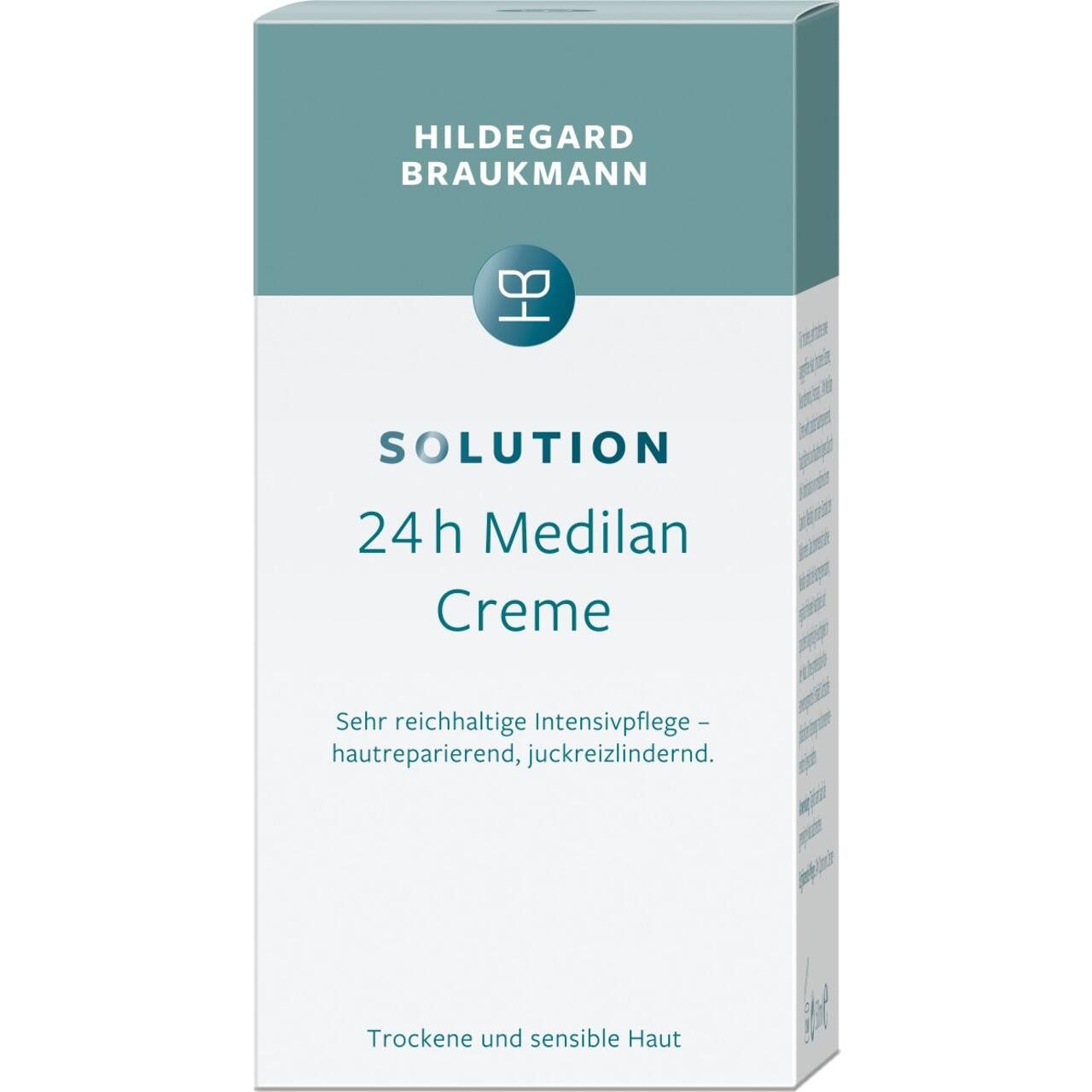 Hildegard Braukmann Nachtcreme Solution 24h Medilan Creme, Alle Hauttypen