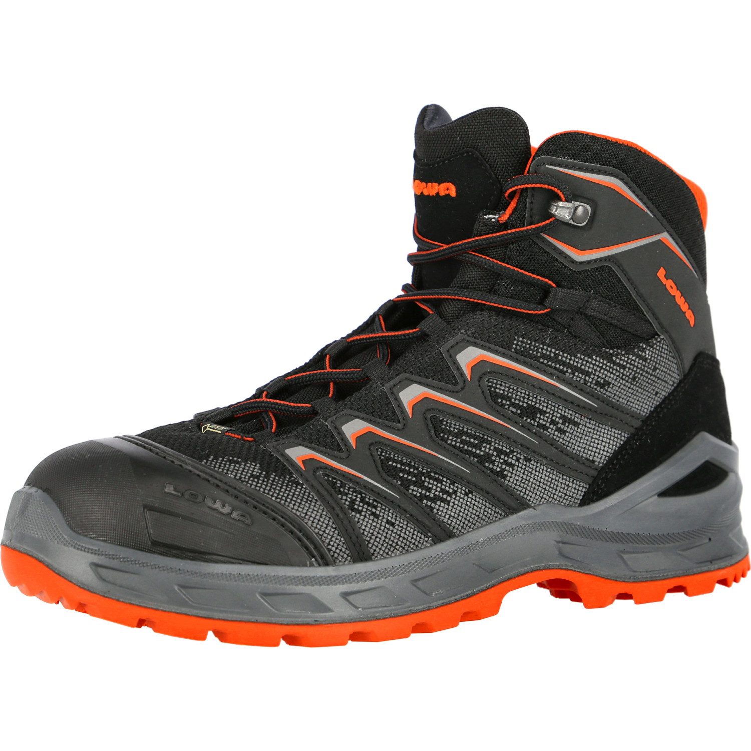 Lowa Sicherheitshochschuhe S3 "LARROX WORK GTX BLACK MID" Sicherheitsschuh