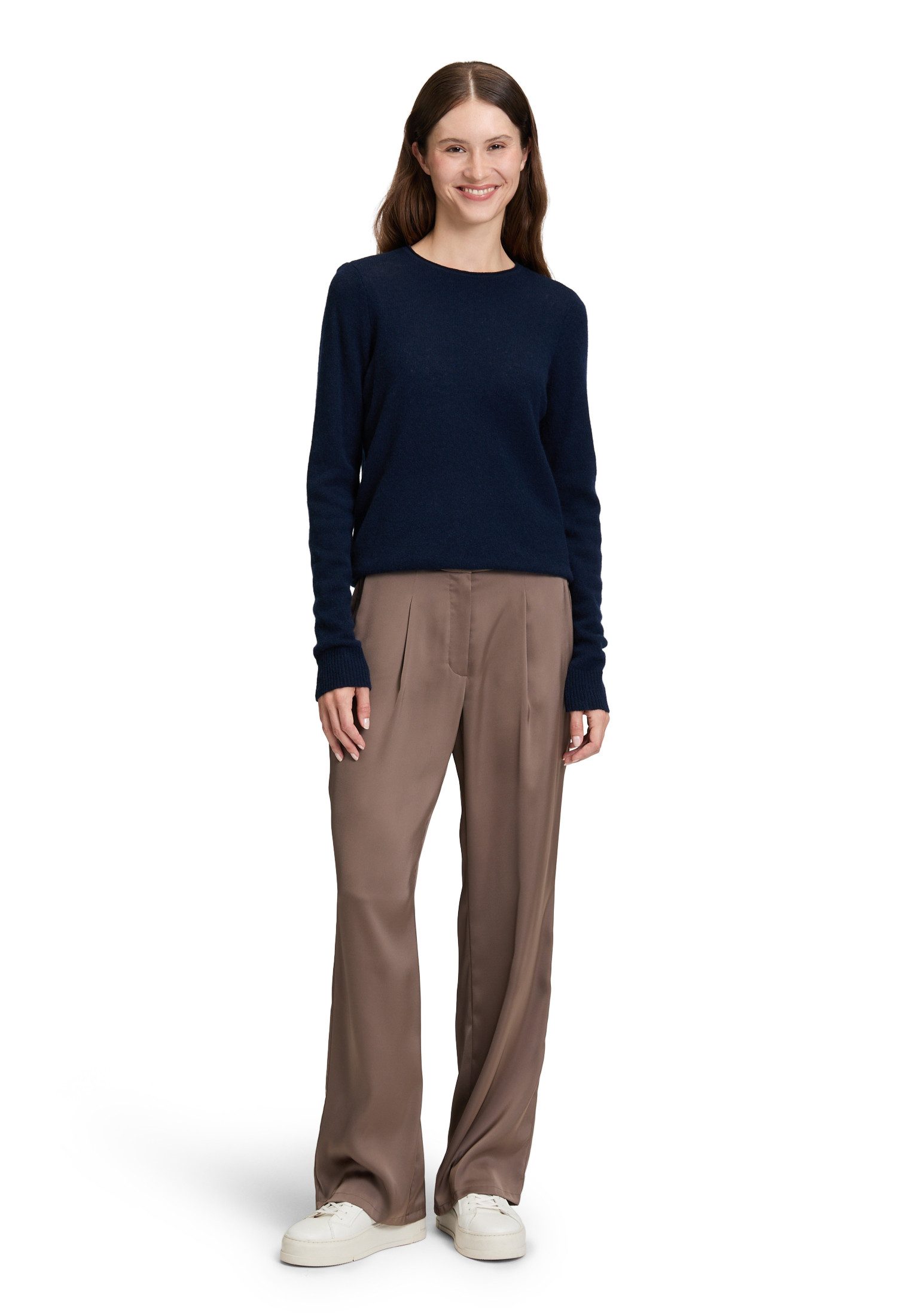 Betty Barclay Strickpullover Damen mit Rundhalsausschnitt (1-tlg) Strick